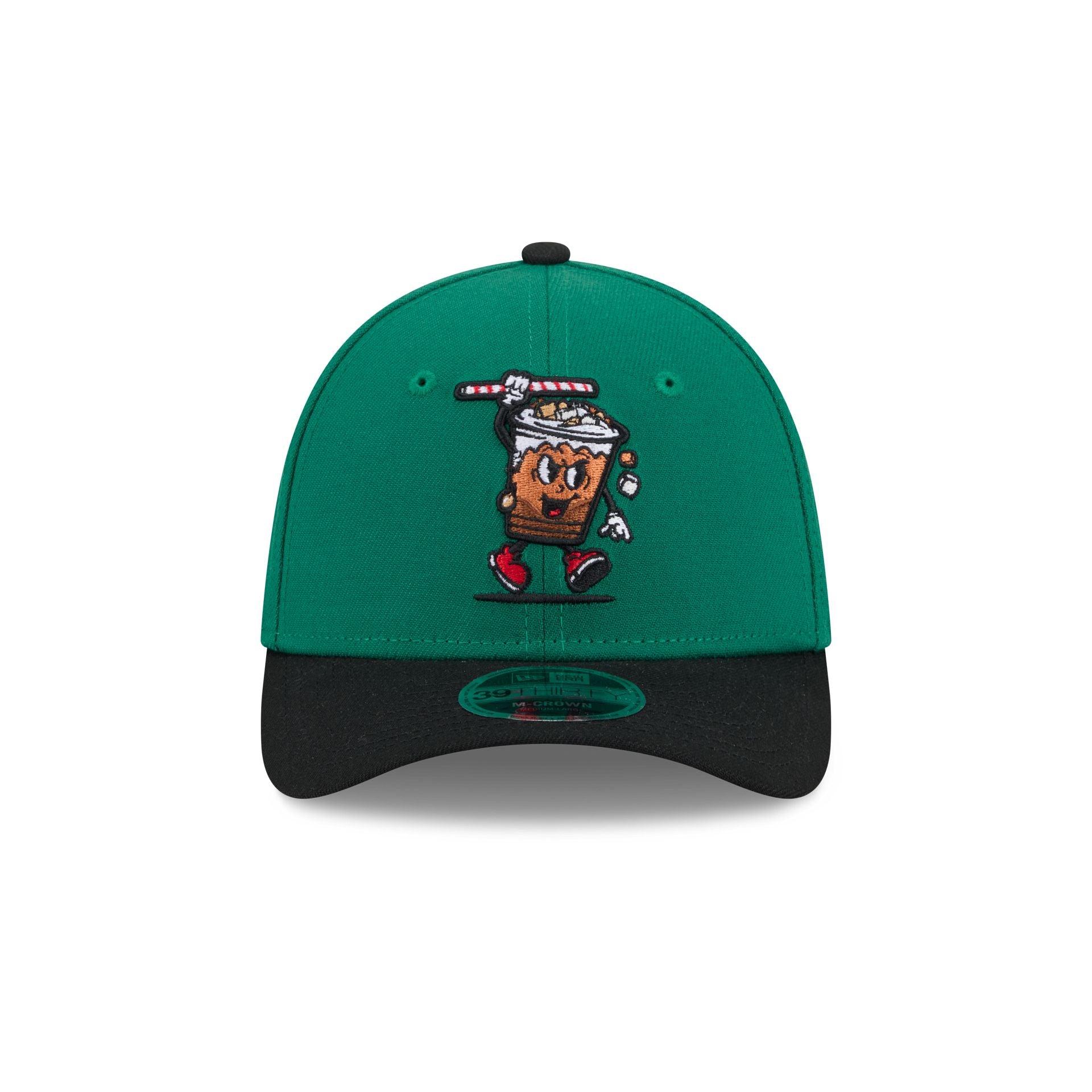 Reading Fightin Phils Theme Night Green 39THIRTY M-Crown Stretch Fit Hat - Image 2