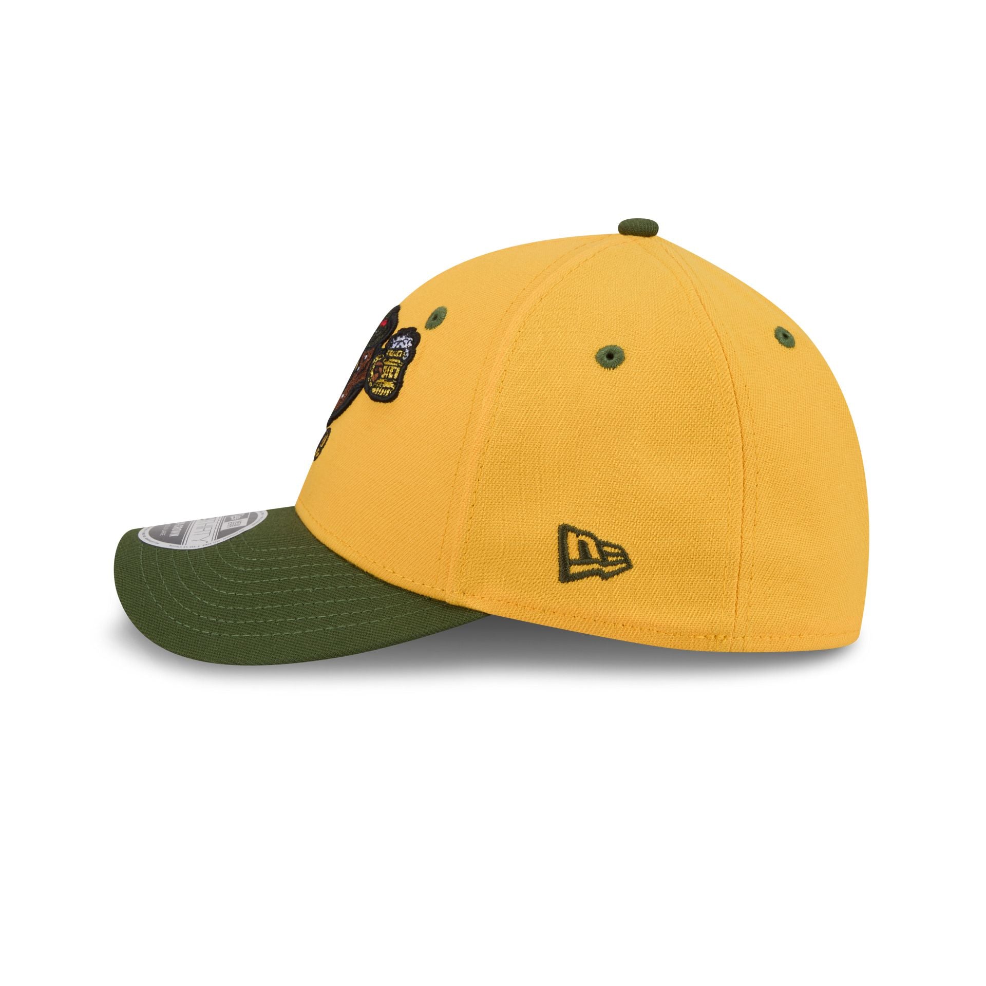 Reading Fightin Phils Theme Night Yellow 39THIRTY M-Crown Stretch Fit Hat - Image 4