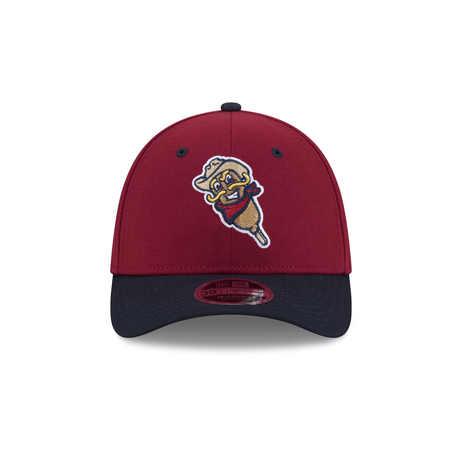 Frisco RoughRiders Theme Night Maroon 39THIRTY M-Crown Stretch Fit Hat - Image 2