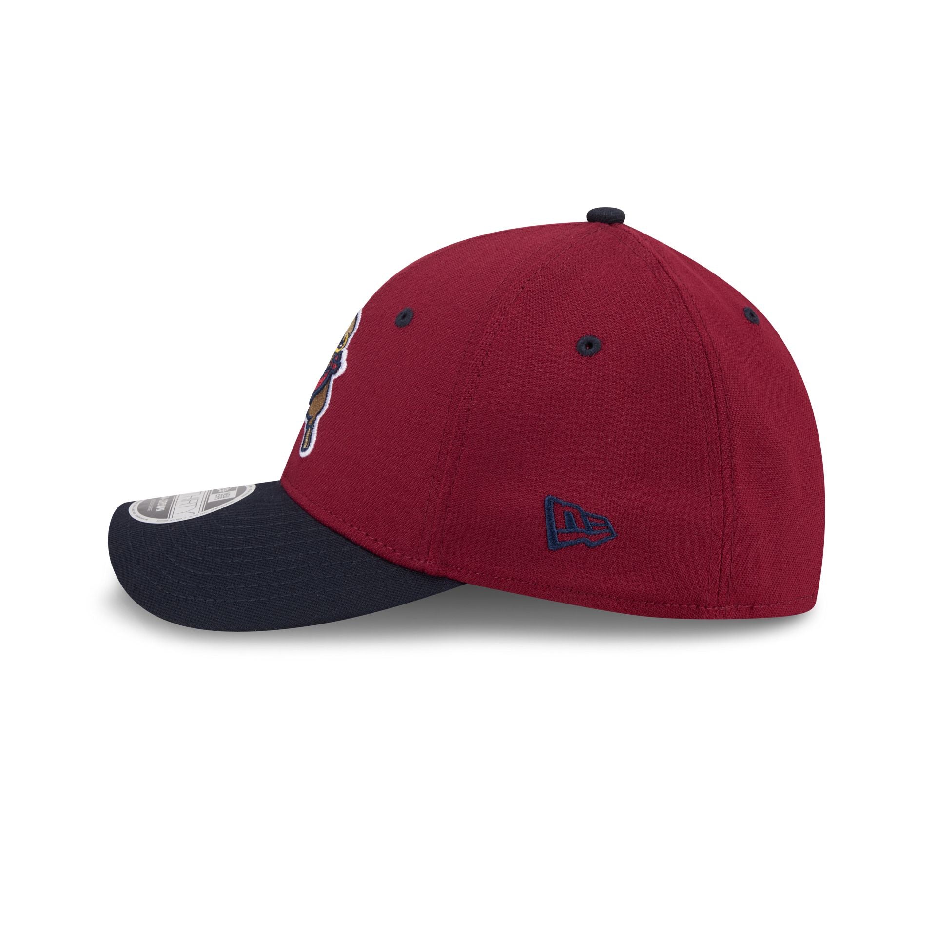 Frisco RoughRiders Theme Night Maroon 39THIRTY M-Crown Stretch Fit Hat - Image 4