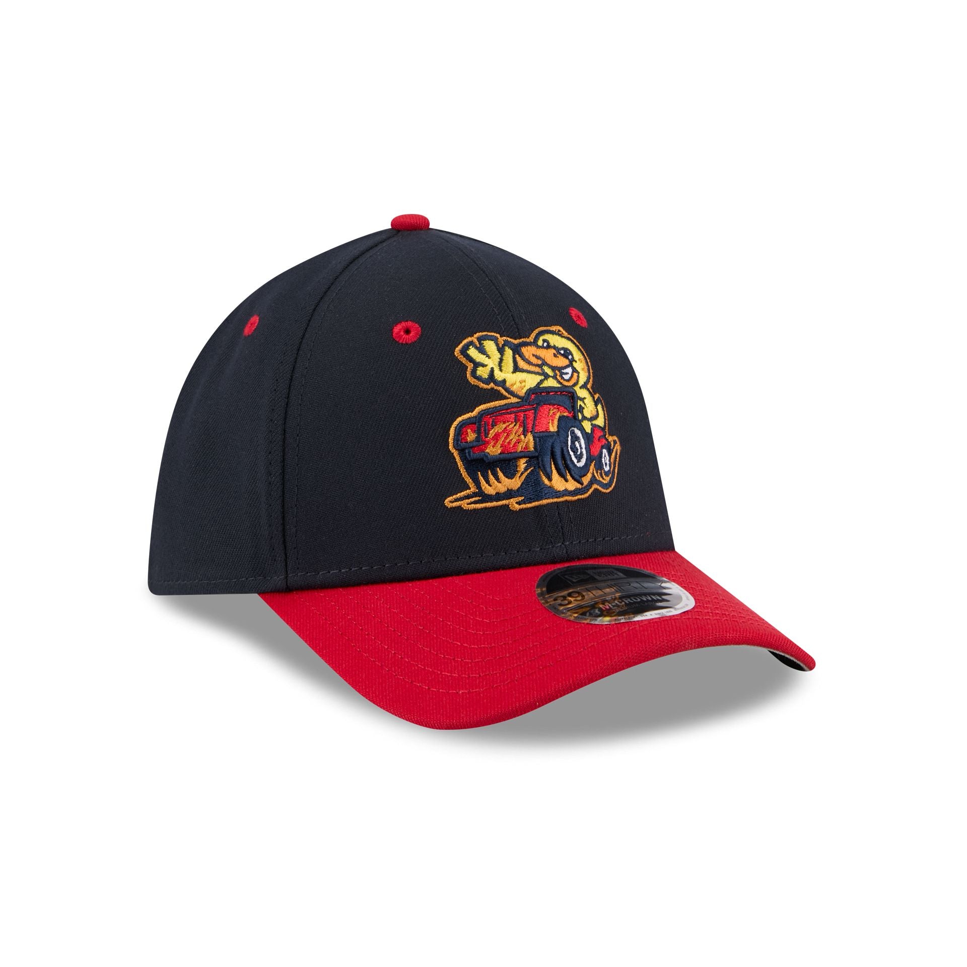 Toledo Mud Hens Theme Night Navy 39THIRTY M-Crown Stretch Fit Hat - Image 3