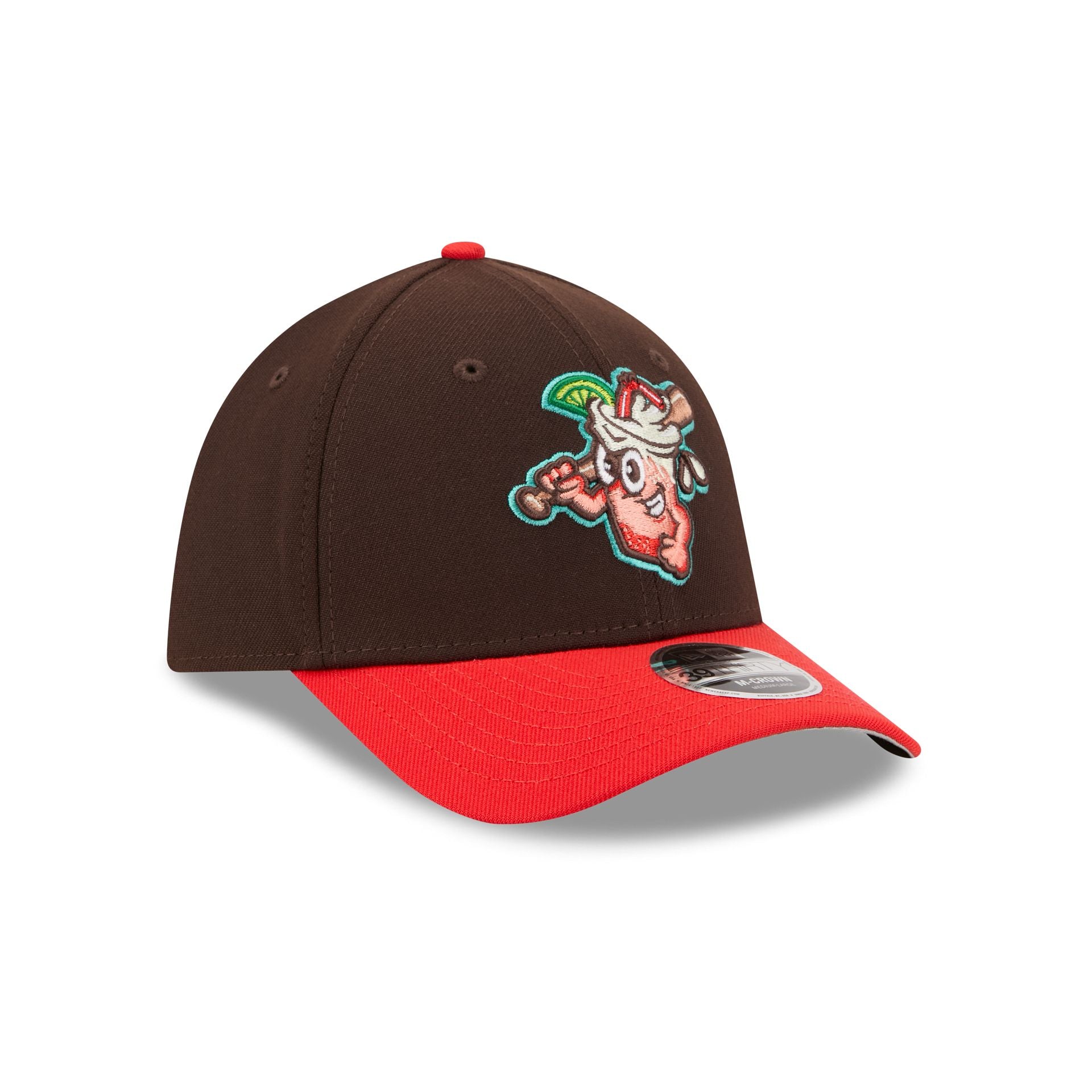 Salt Lake Bees Theme Night Brown 39THIRTY M-Crown Stretch Fit Hat - Image 3