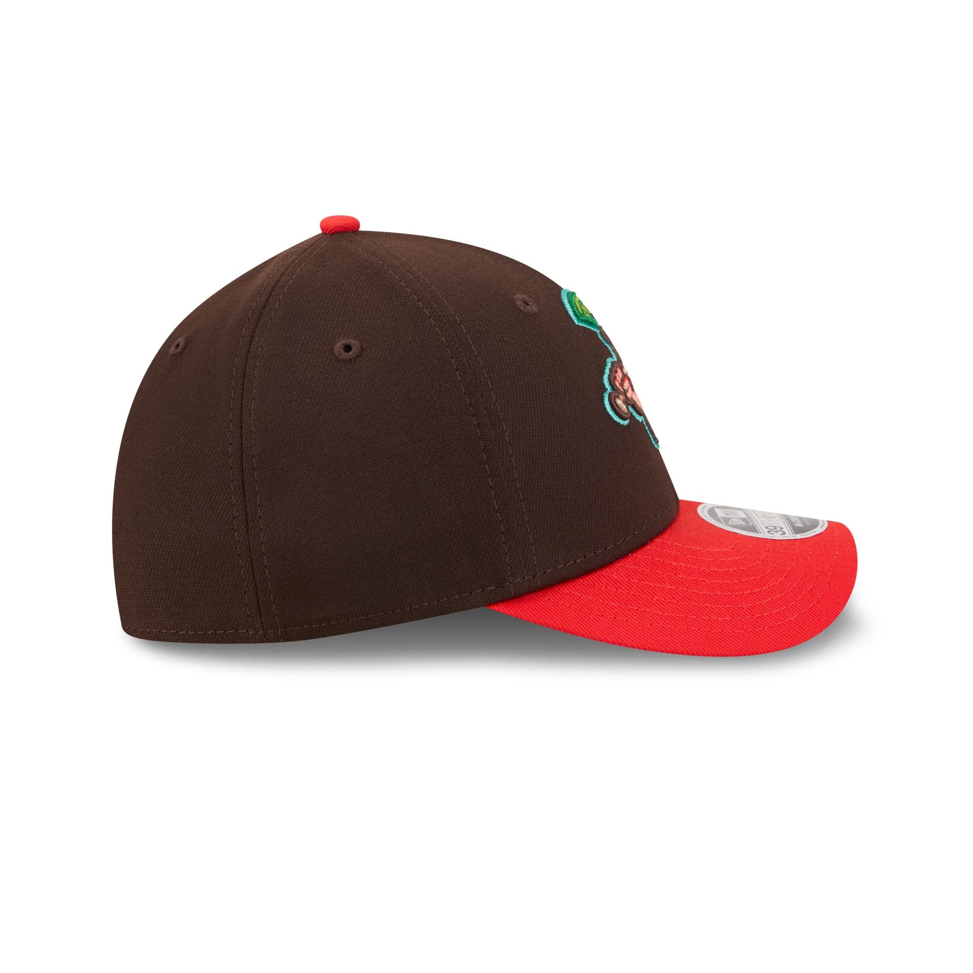 Salt Lake Bees Theme Night Brown 39THIRTY M-Crown Stretch Fit Hat - Image 5