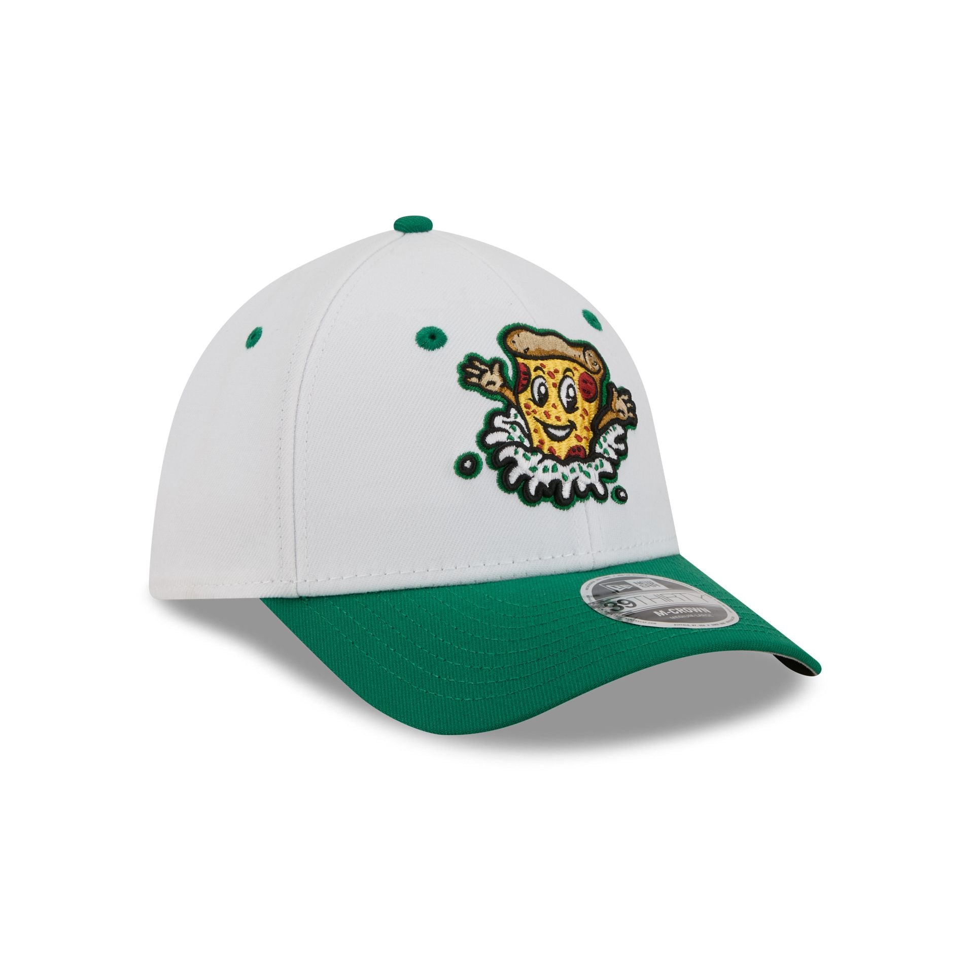 Tulsa Drillers Theme Night White 39THIRTY M-Crown Stretch Fit Hat - Image 3