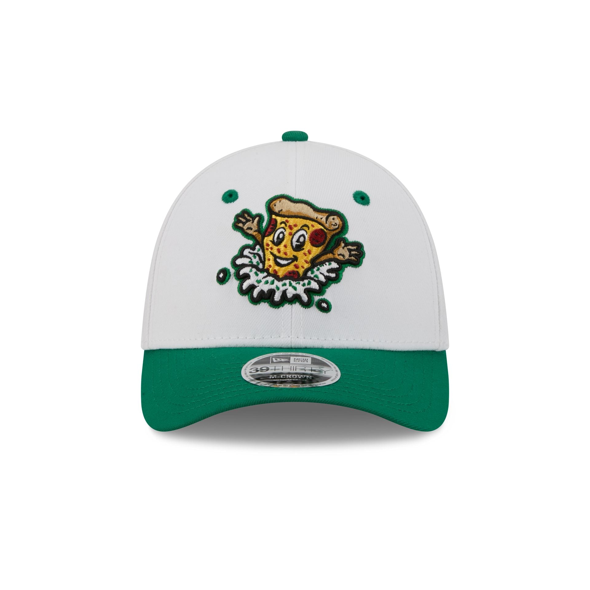 Tulsa Drillers Theme Night White 39THIRTY M-Crown Stretch Fit Hat - Image 2