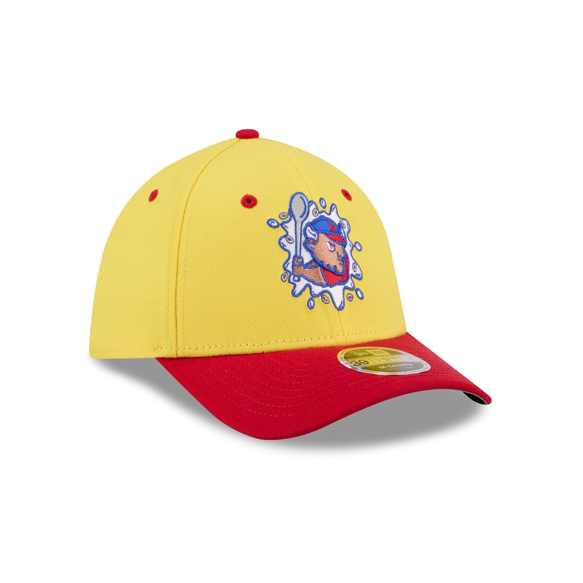Buffalo Bisons Theme Night Yellow 39THIRTY M-Crown Stretch Fit Hat - Image 3