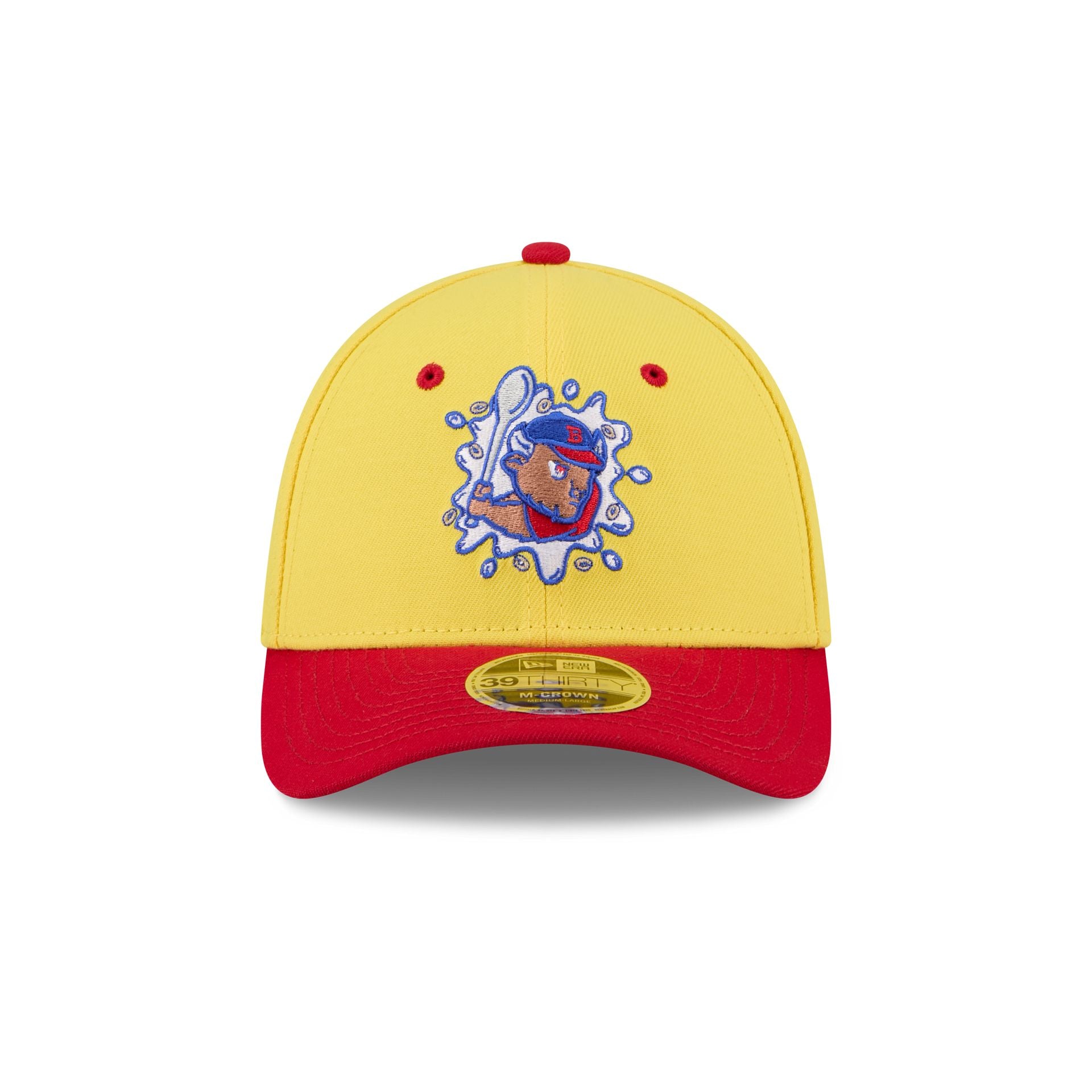 Buffalo Bisons Theme Night Yellow 39THIRTY M-Crown Stretch Fit Hat - Image 2