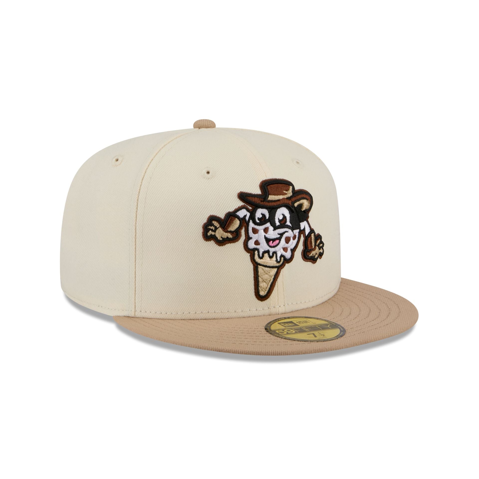 Binghamton Rumble Ponies Theme Night Beige 59FIFTY Fitted Hat - Image 3
