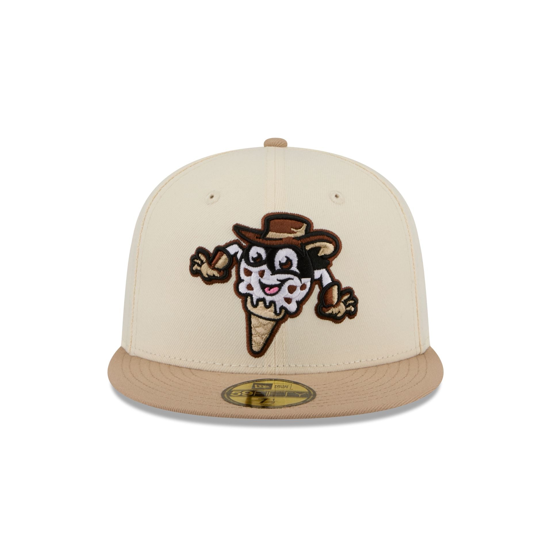 Binghamton Rumble Ponies Theme Night Beige 59FIFTY Fitted Hat - Image 2