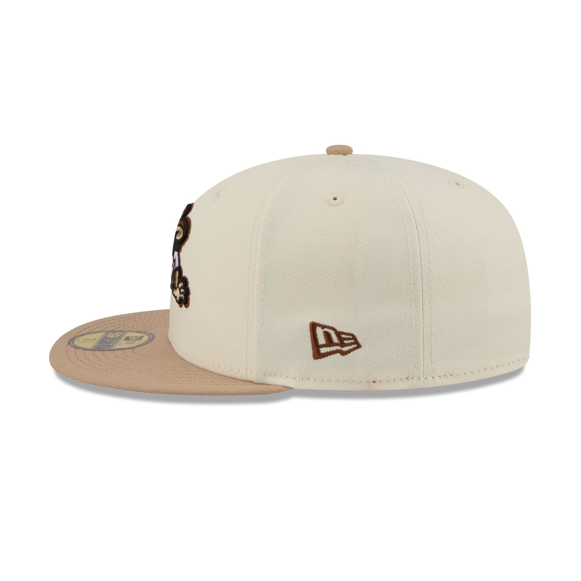 Binghamton Rumble Ponies Theme Night Beige 59FIFTY Fitted Hat - Image 4