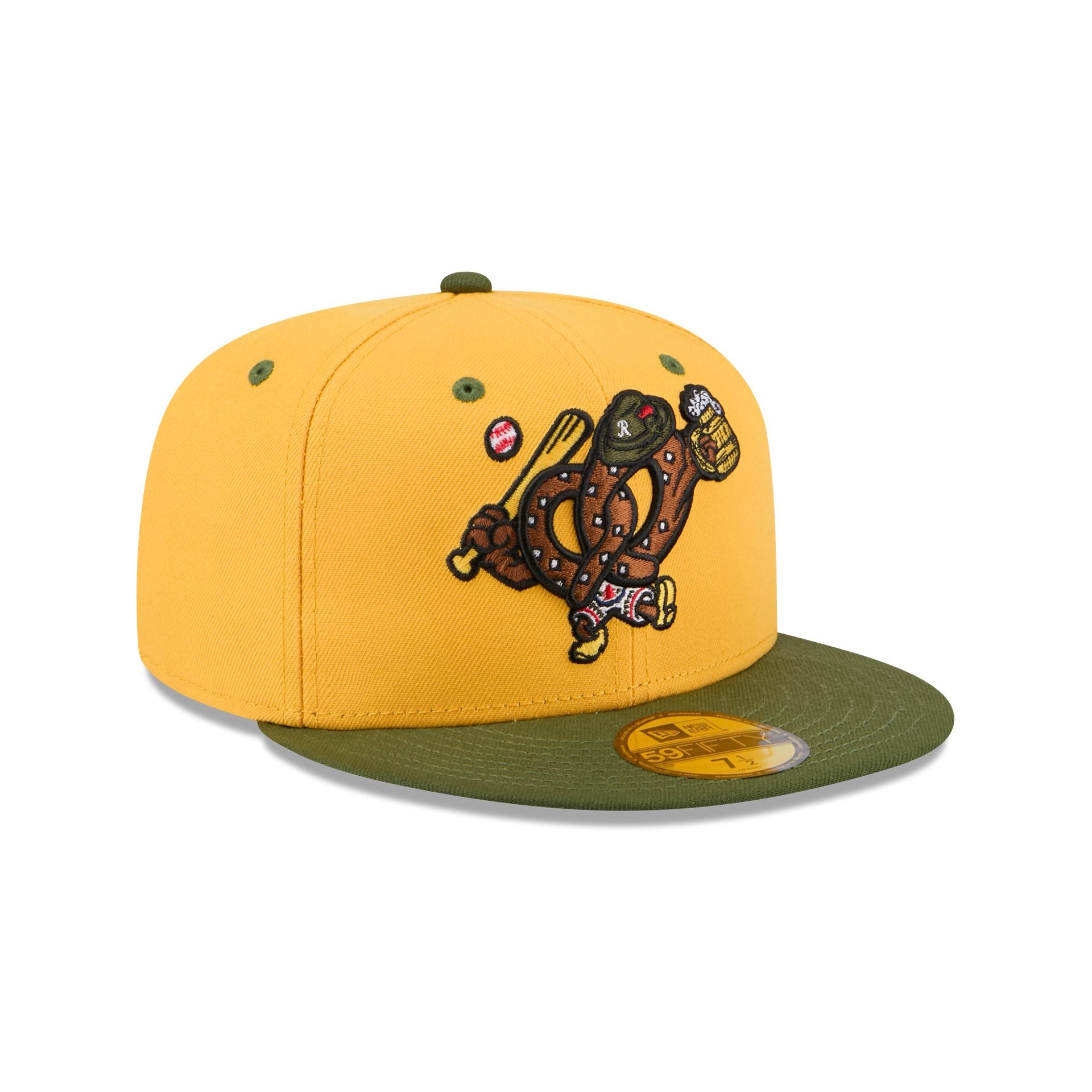 Reading Fightin Phils Theme Night Yellow 59FIFTY Fitted Hat - Image 3