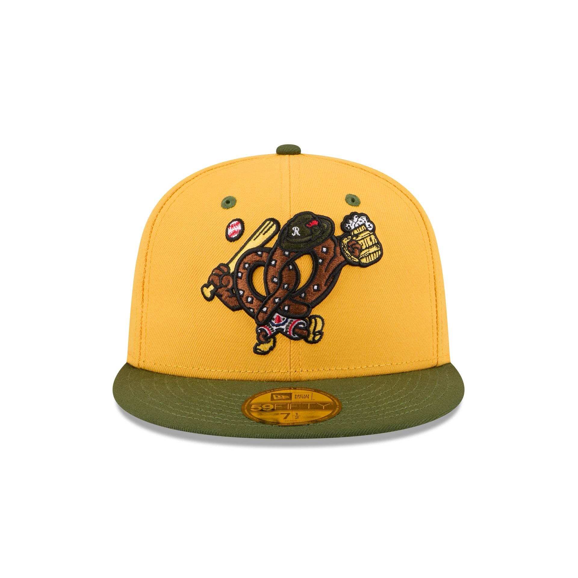 Reading Fightin Phils Theme Night Yellow 59FIFTY Fitted Hat - Image 2
