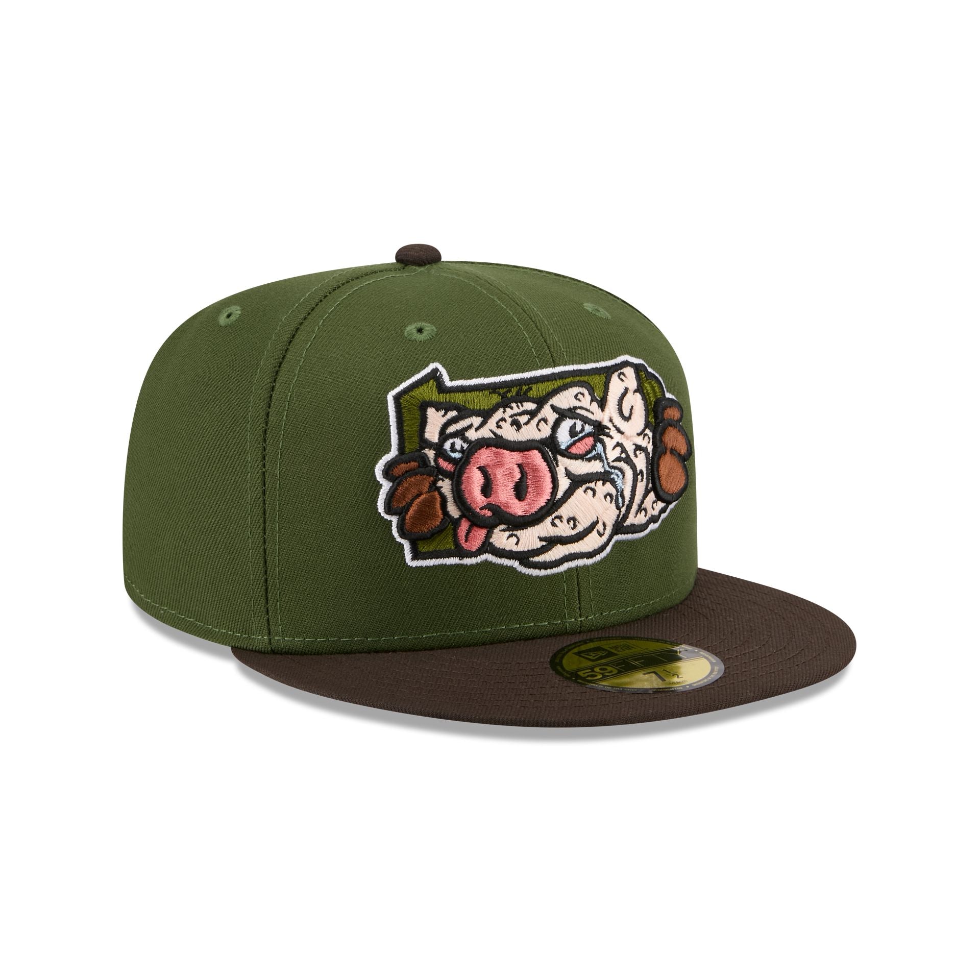 Lehigh Valley IronPigs Theme Night Green 59FIFTY Fitted Hat - Image 3
