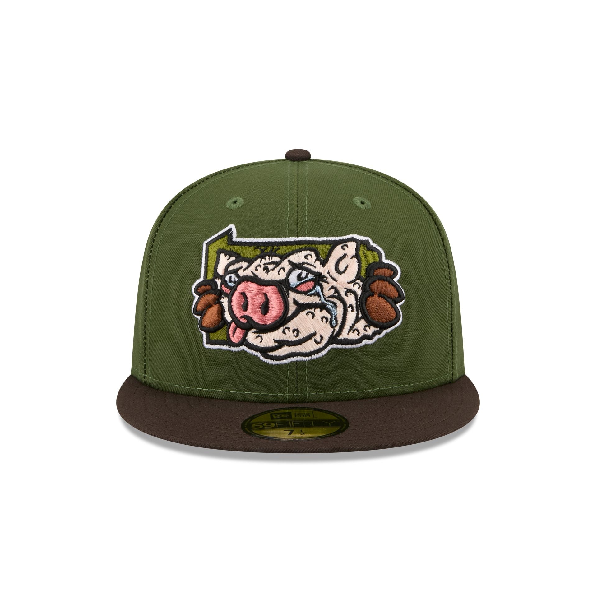 Lehigh Valley IronPigs Theme Night Green 59FIFTY Fitted Hat - Image 2