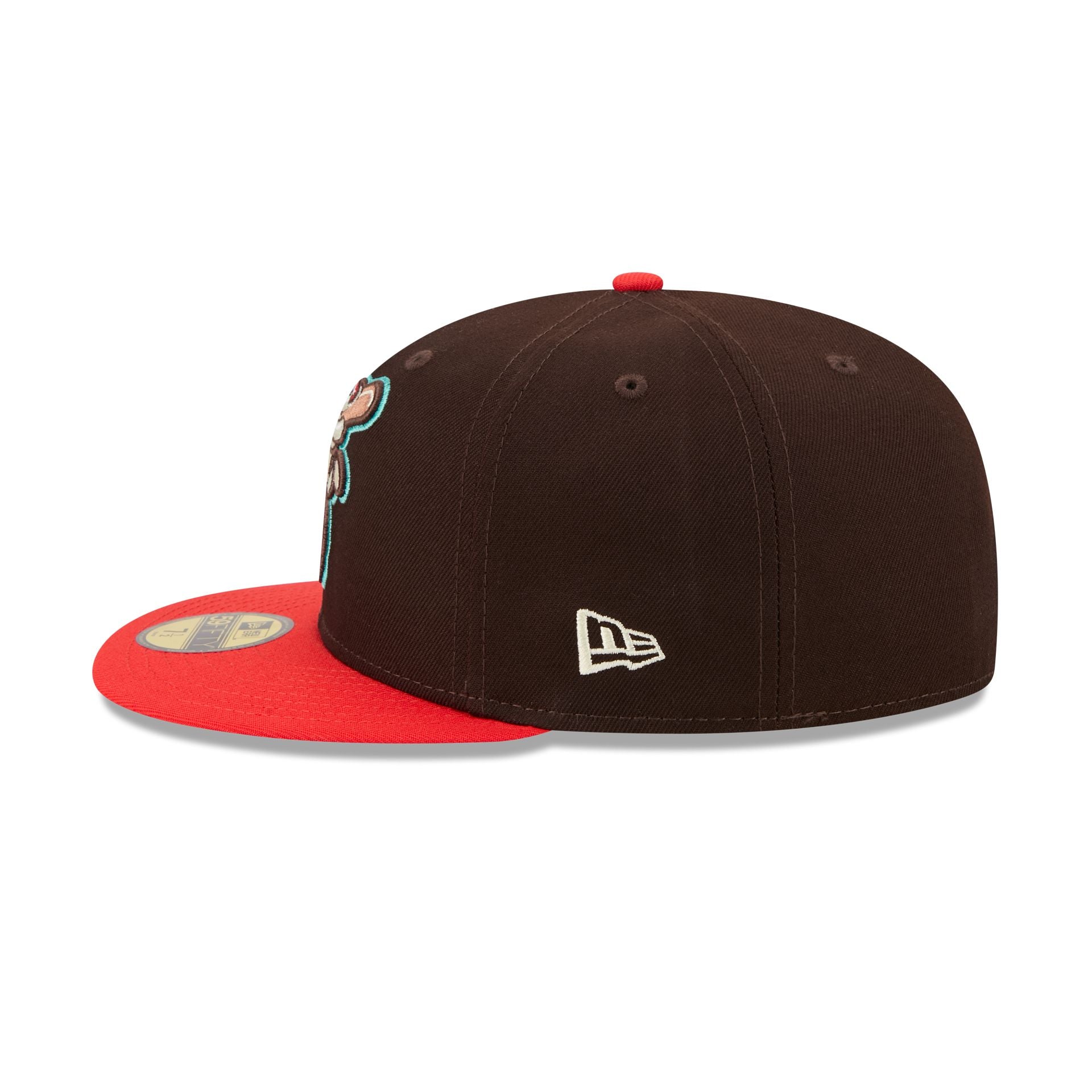 Salt Lake Bees Theme Night Brown 59FIFTY Fitted Hat - Image 4