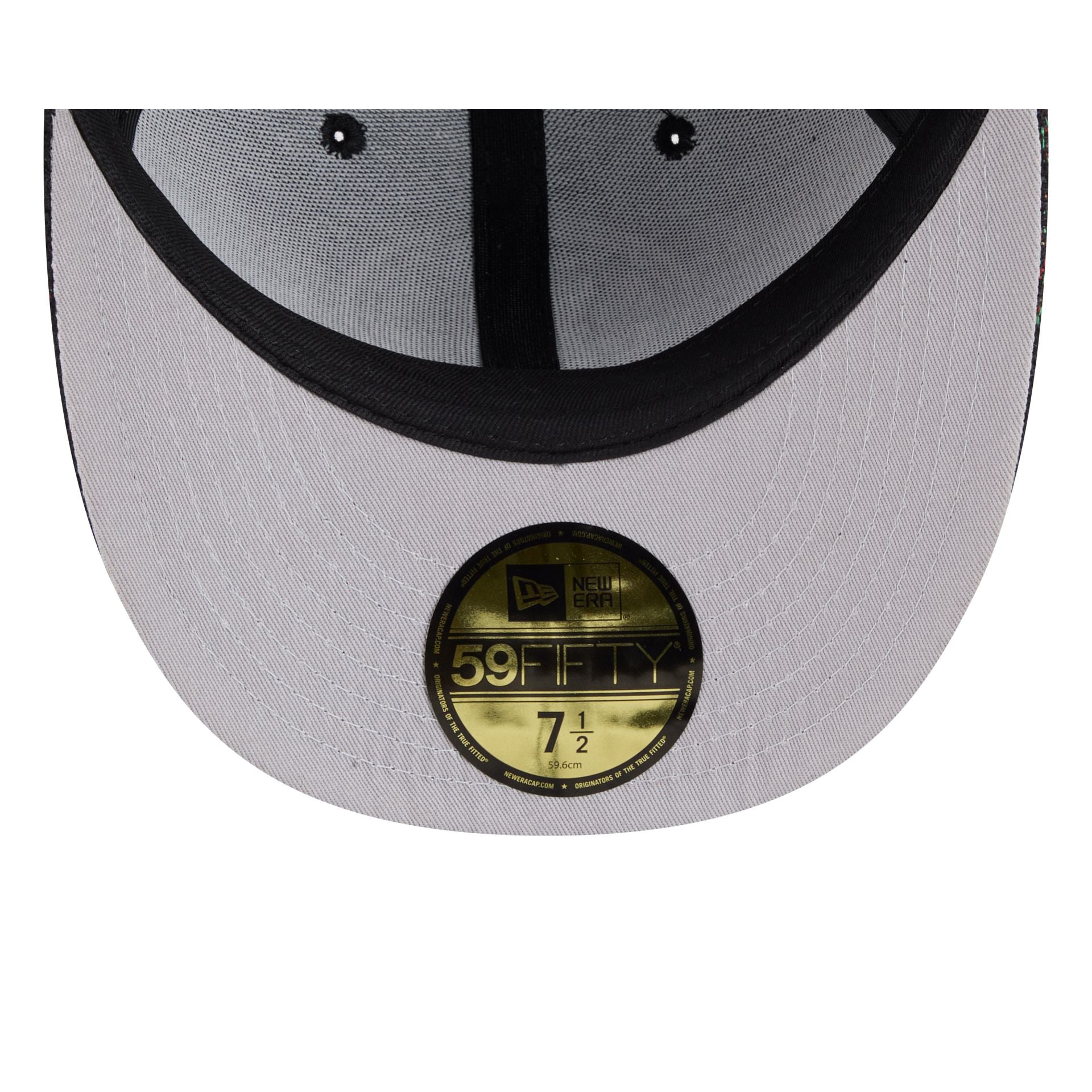 Charlotte Hornets Three Looms Jacquard Chenille 59FIFTY Fitted Hat - Image 7