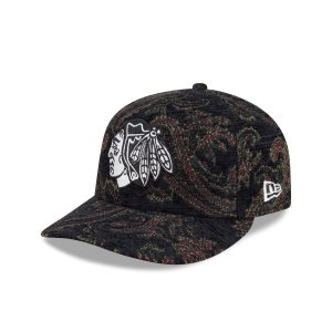 Chicago Blackhawks Three Looms Jacquard Chenille 59FIFTY Fitted Hat