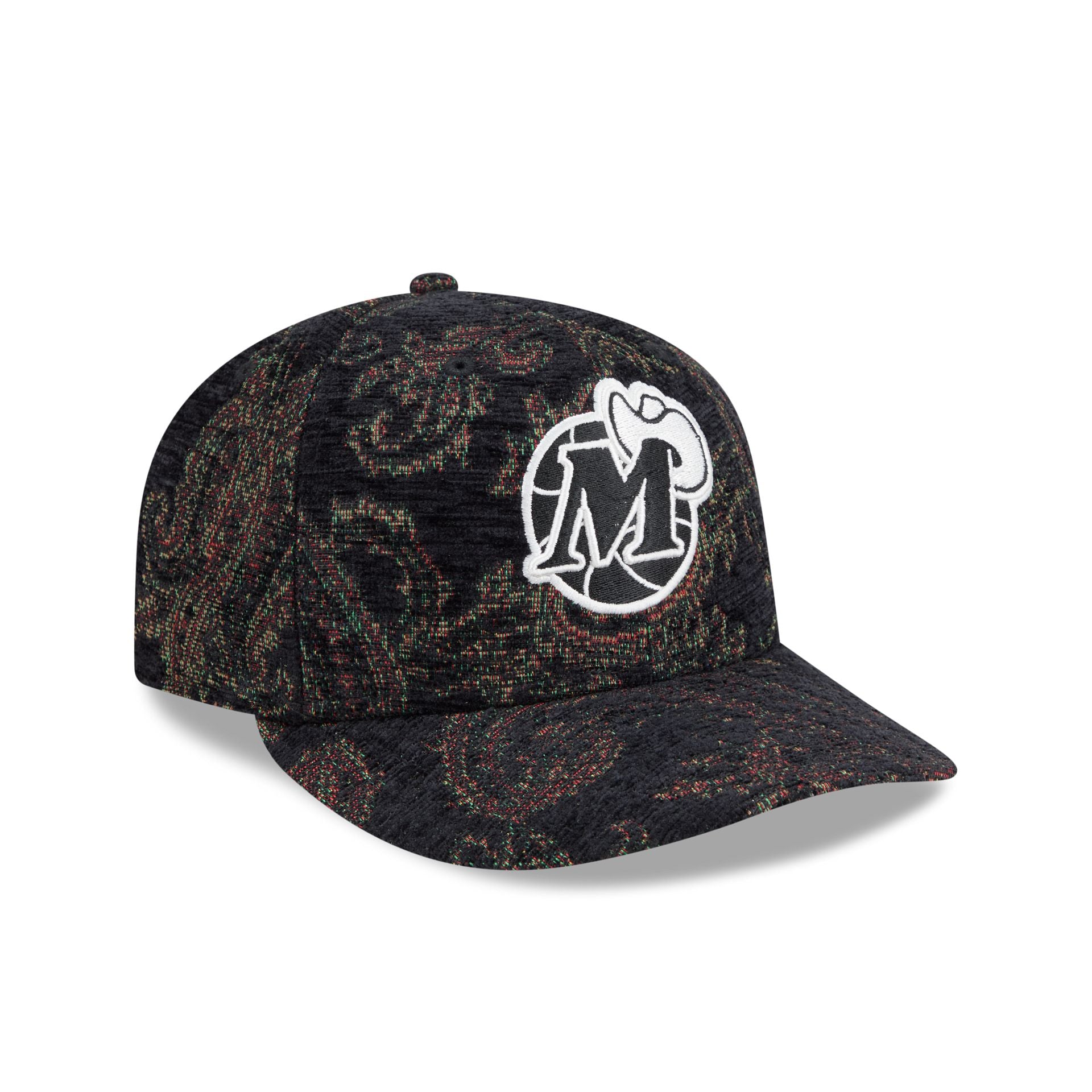 Dallas Mavericks Three Looms Jacquard Chenille 59FIFTY Fitted Hat - Image 3