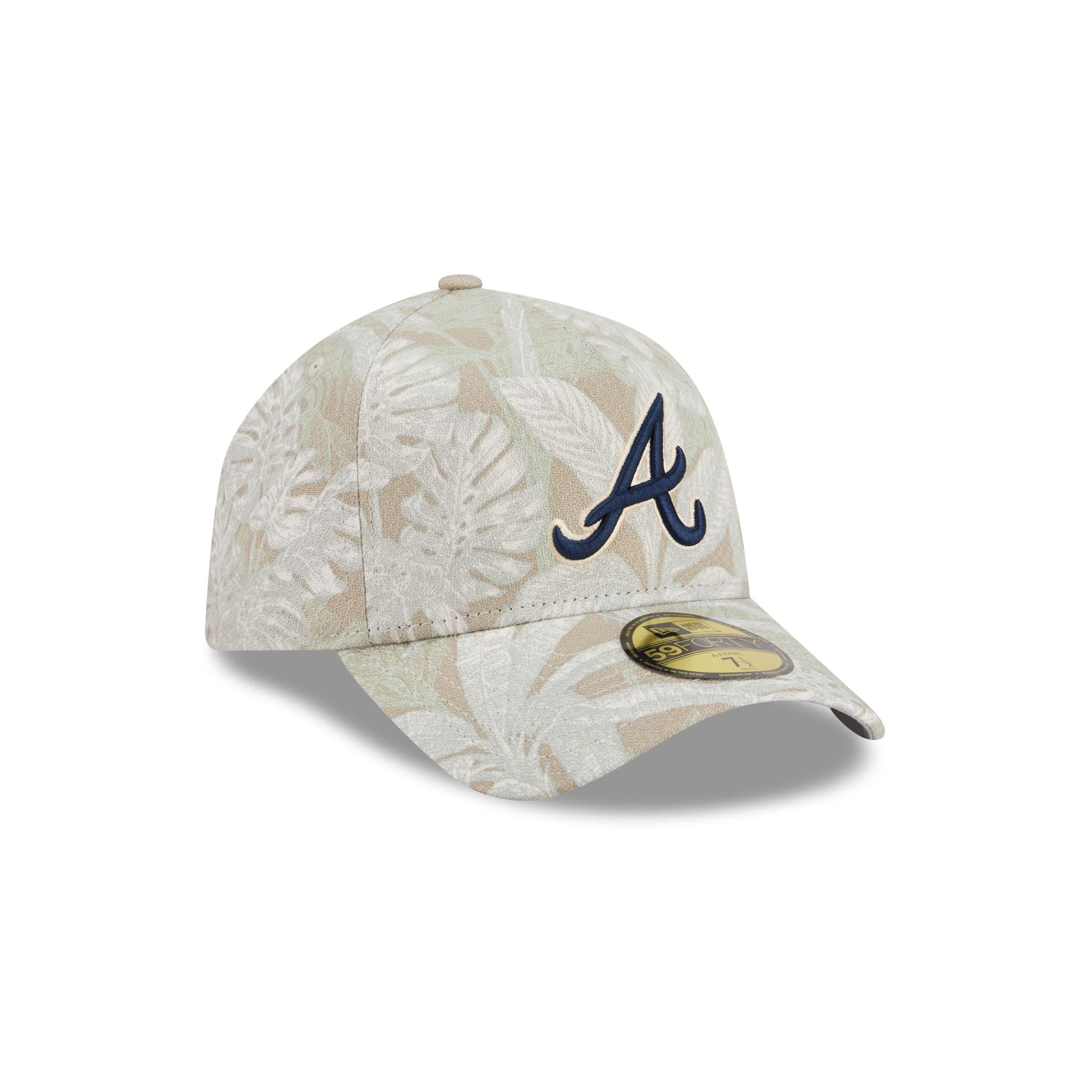 Atlanta Braves Three Looms Leafy Palm 59FORTY A-Frame Fitted Hat - Image 3