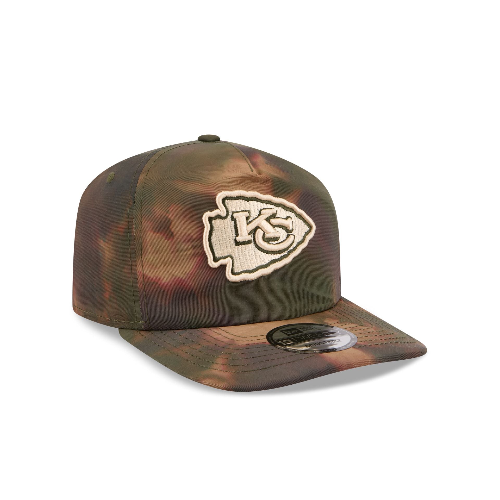 Kansas City Chiefs Three Looms Nylon Wash Dye 19TWENTY Adjustable Hat - Image 3