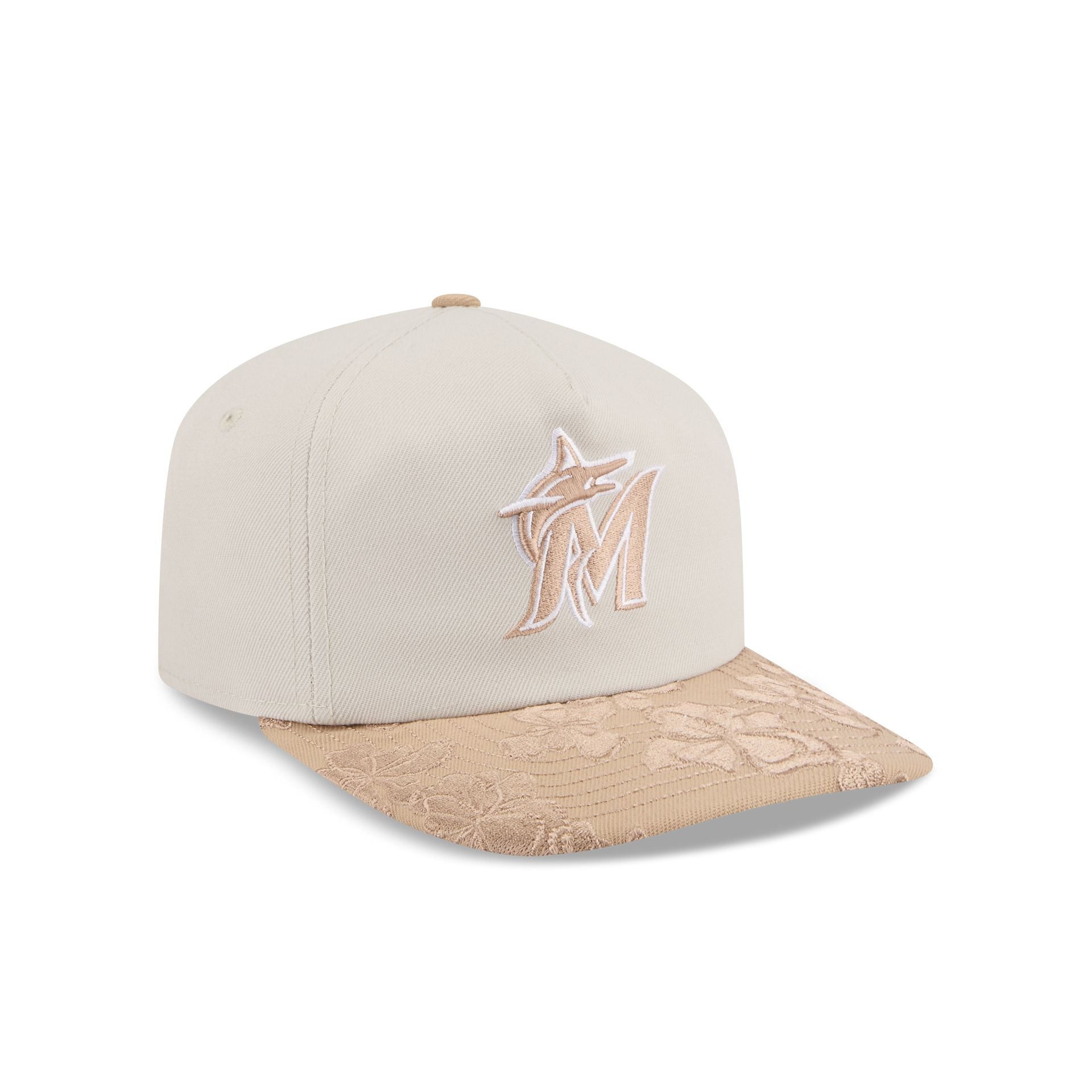 Miami Marlins Stone Floral 19TWENTY Adjustable Hat - Image 3