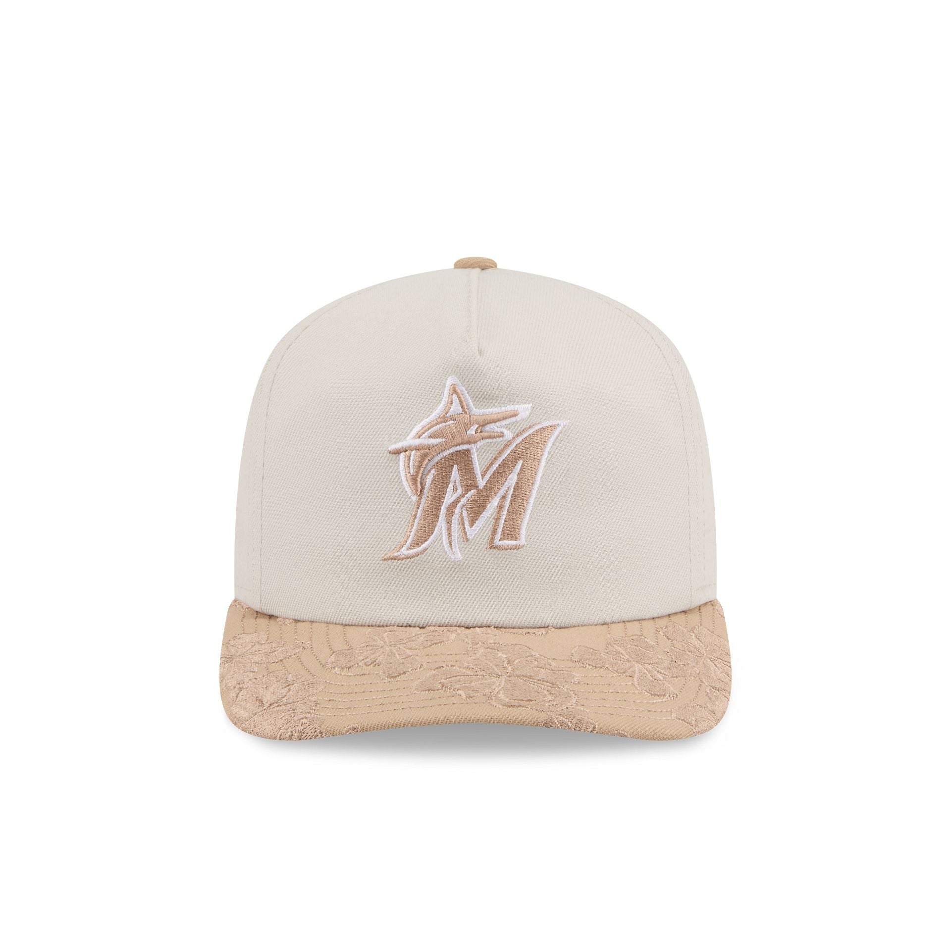Miami Marlins Stone Floral 19TWENTY Adjustable Hat - Image 2