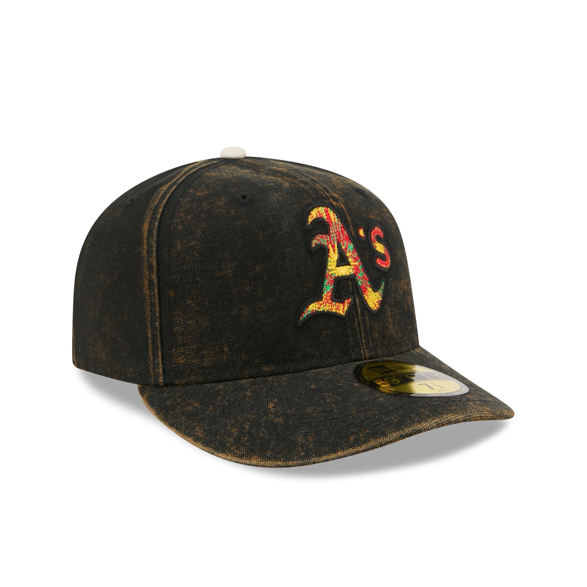 Just Caps Tie Dye Logo Athletics 59FIFTY Fitted Hat - Image 3