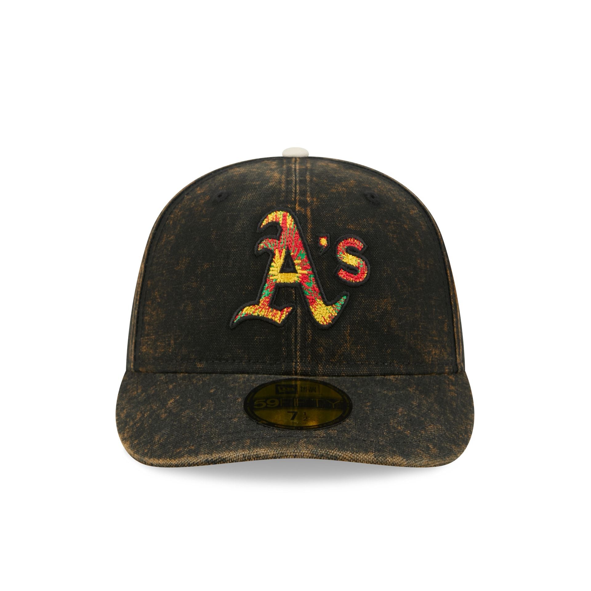 Just Caps Tie Dye Logo Athletics 59FIFTY Fitted Hat - Image 2
