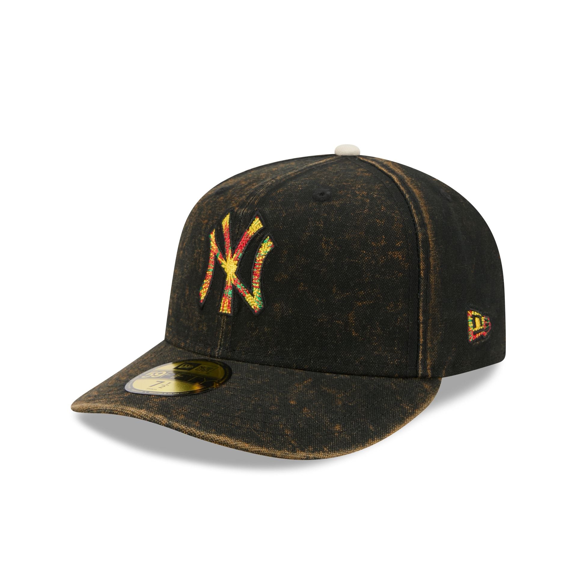 Just Caps Tie Dye Logo New York Yankees 59FIFTY Fitted Hat