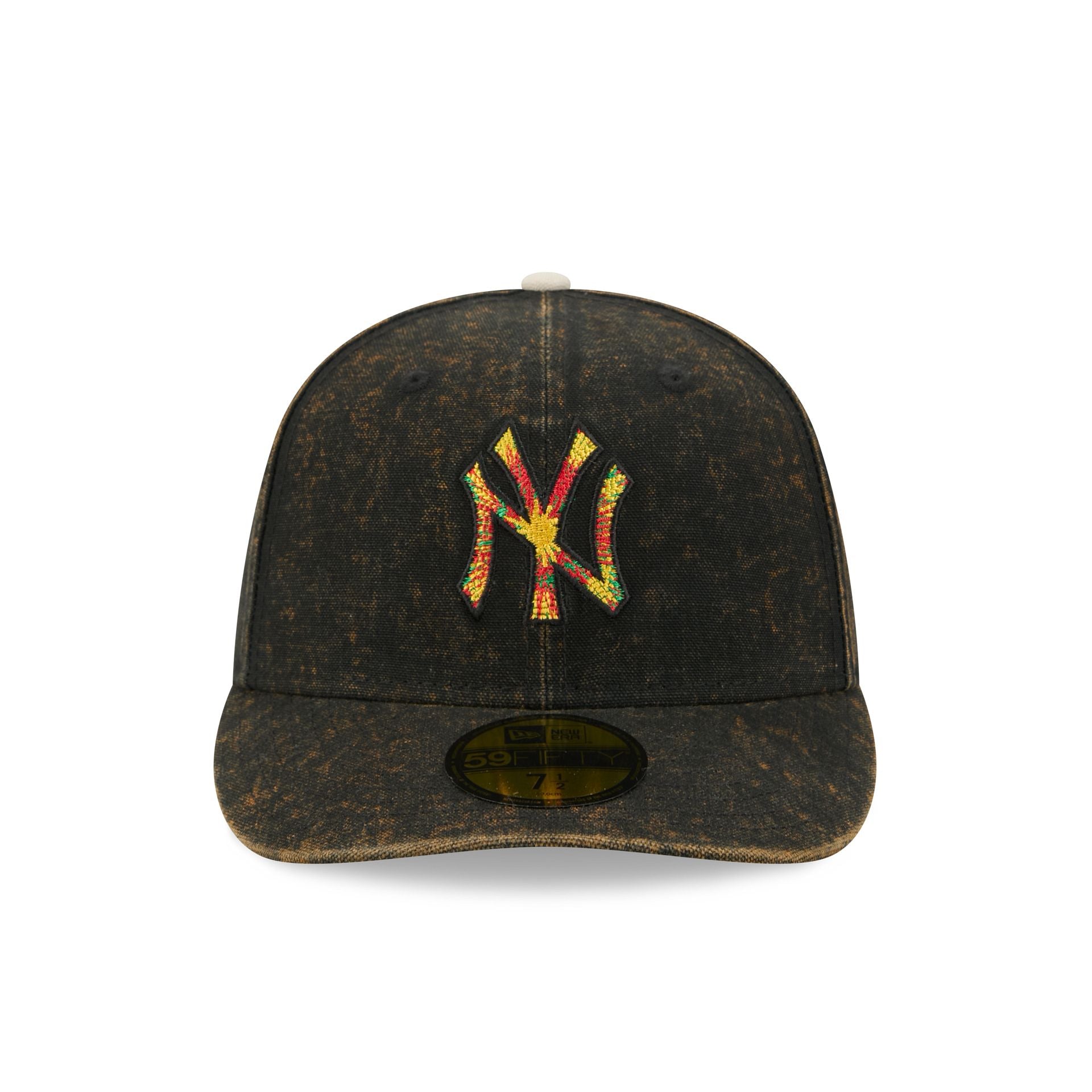 Just Caps Tie Dye Logo New York Yankees 59FIFTY Fitted Hat - Image 2