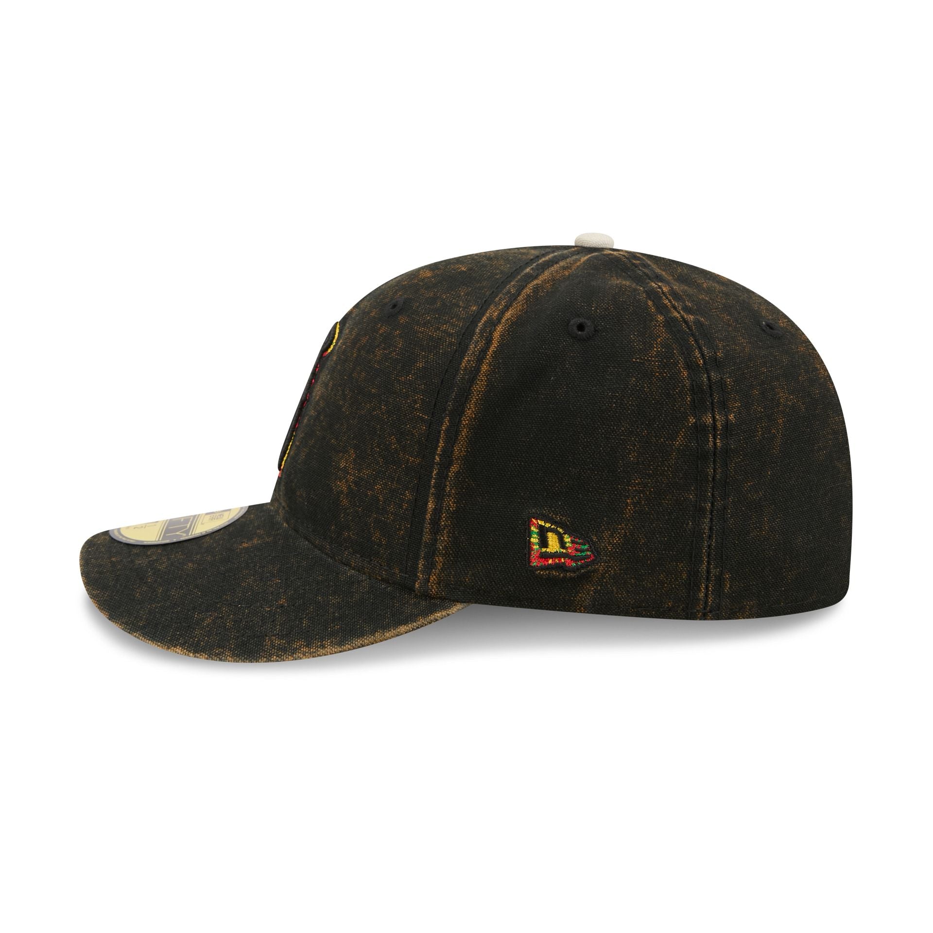 Just Caps Tie Dye Logo Los Angeles Angels 59FIFTY Fitted Hat - Image 4