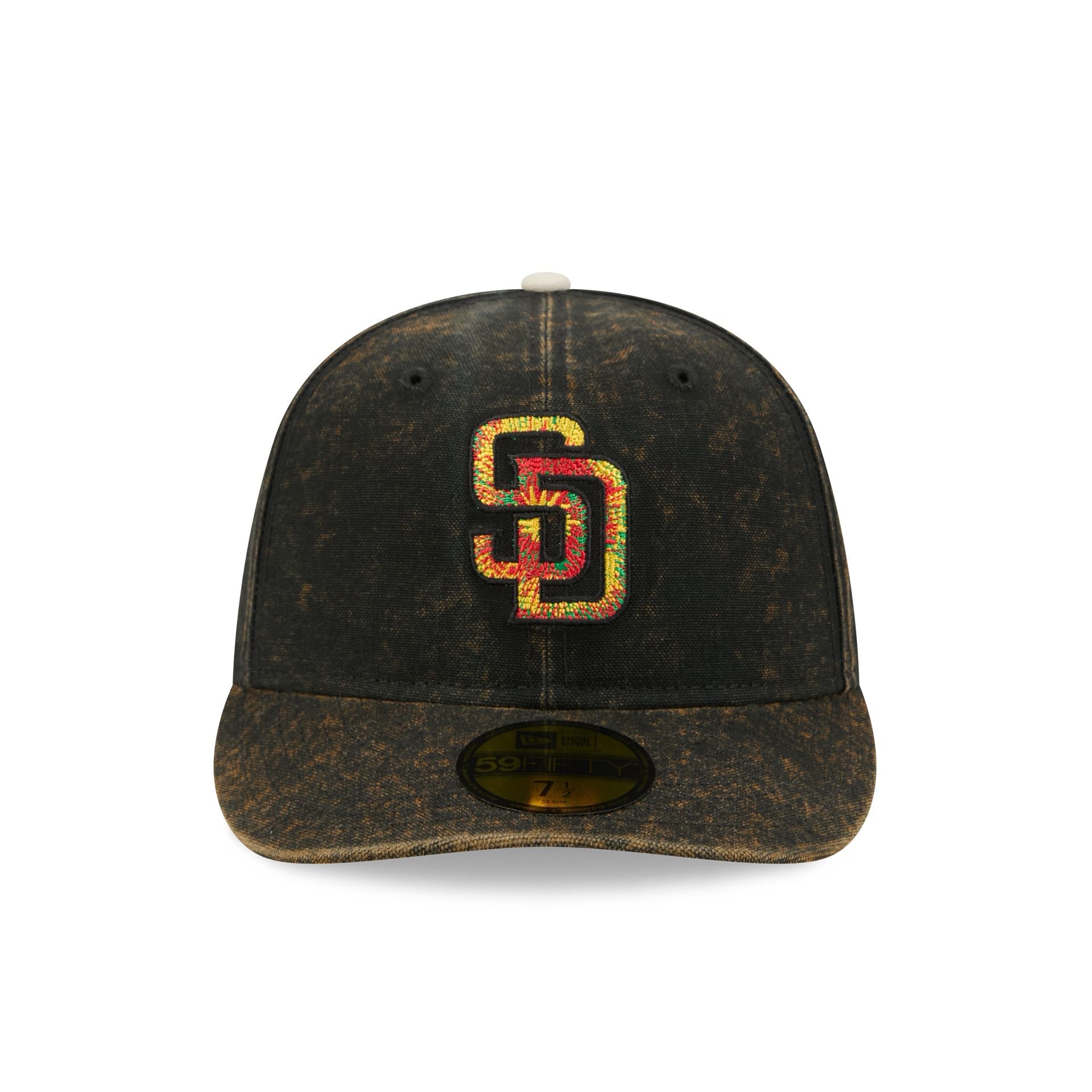 Just Caps Tie Dye Logo San Diego Padres 59FIFTY Fitted Hat - Image 2