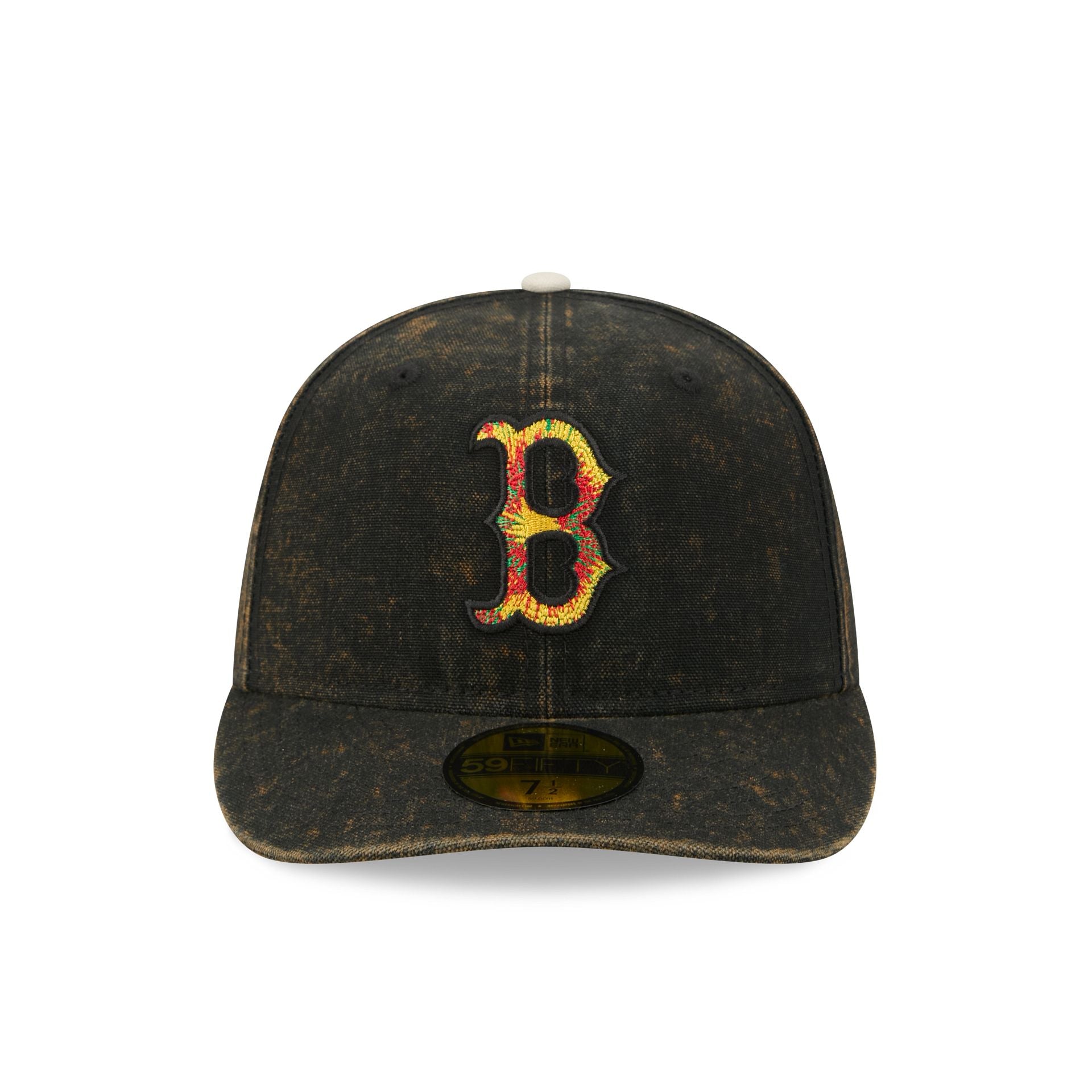 Just Caps Tie Dye Logo Boston Red Sox 59FIFTY Fitted Hat - Image 2