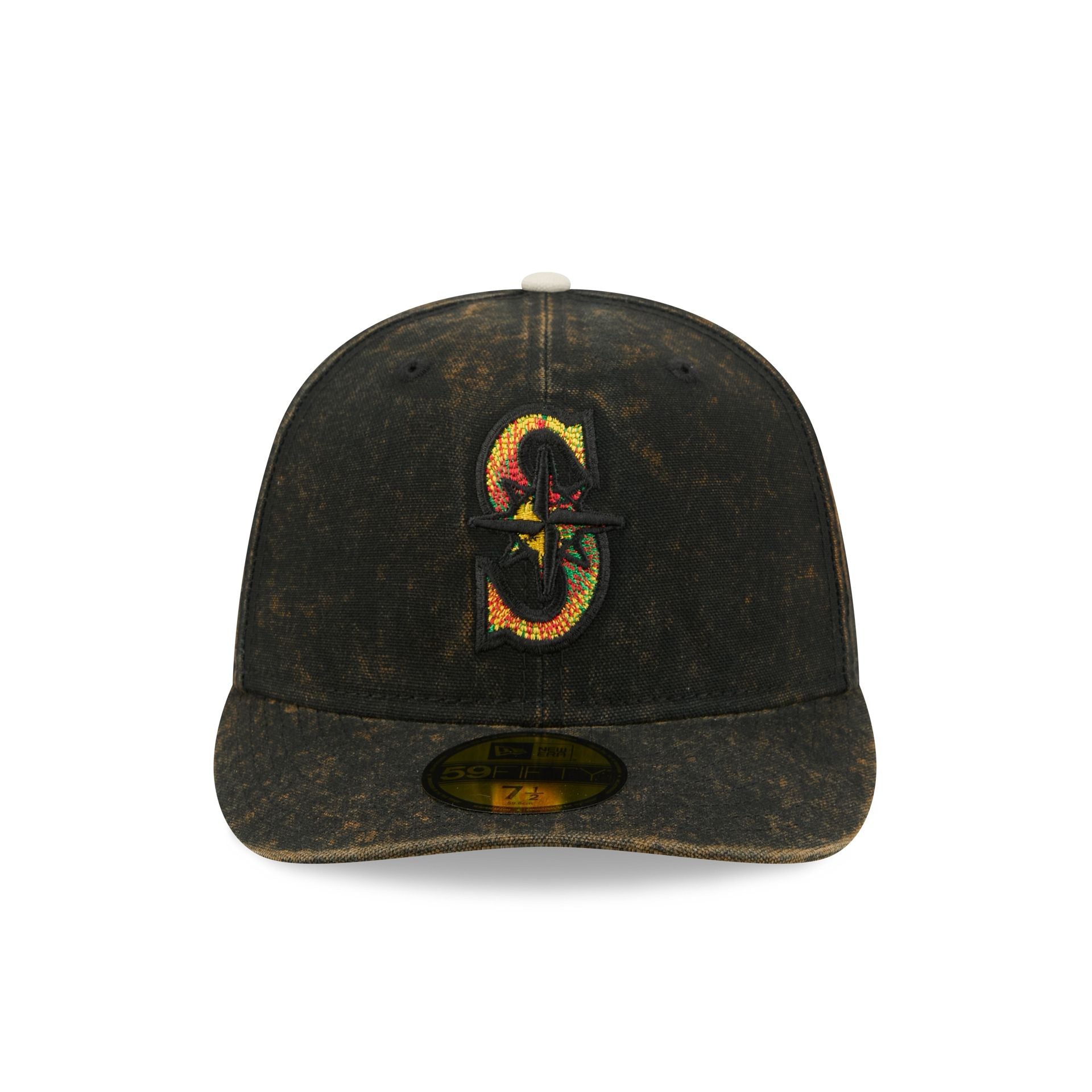 Just Caps Tie Dye Logo Seattle Mariners 59FIFTY Fitted Hat - Image 2