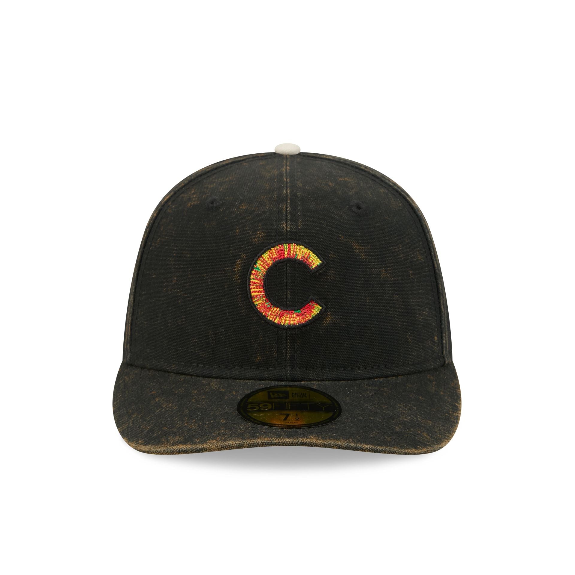 Just Caps Tie Dye Logo Chicago Cubs 59FIFTY Fitted Hat - Image 2