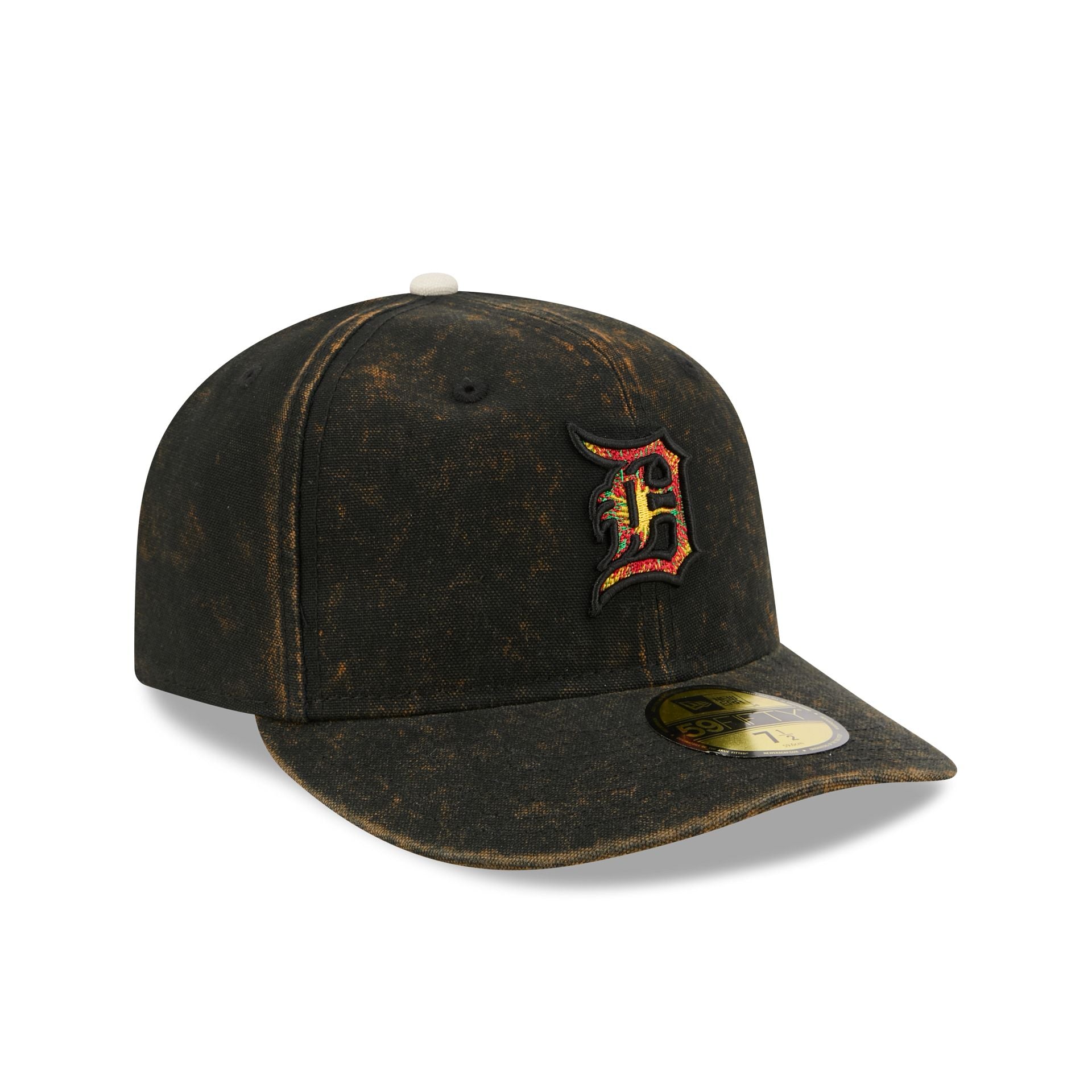 Just Caps Tie Dye Logo Detroit Tigers 59FIFTY Fitted Hat - Image 3