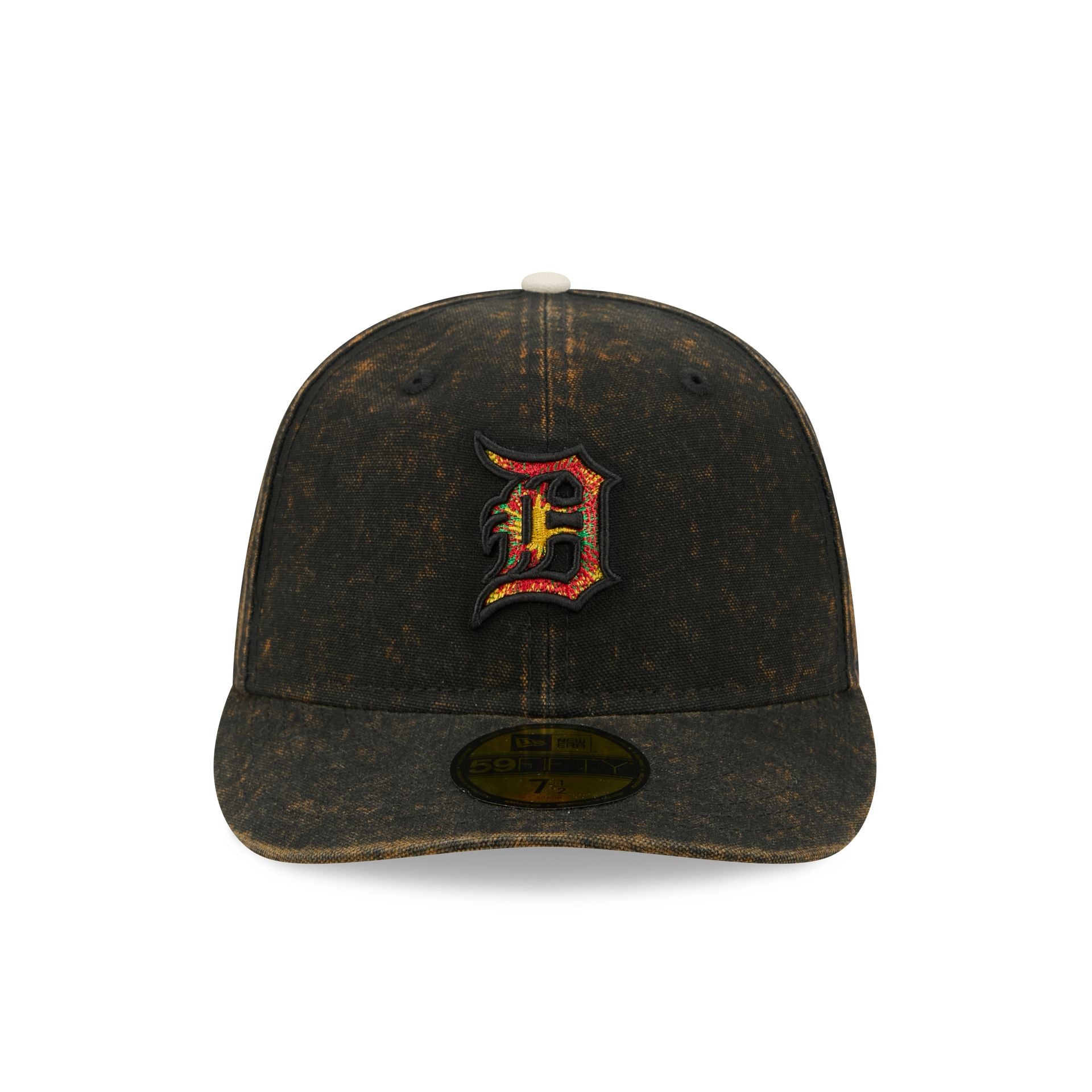 Just Caps Tie Dye Logo Detroit Tigers 59FIFTY Fitted Hat - Image 2