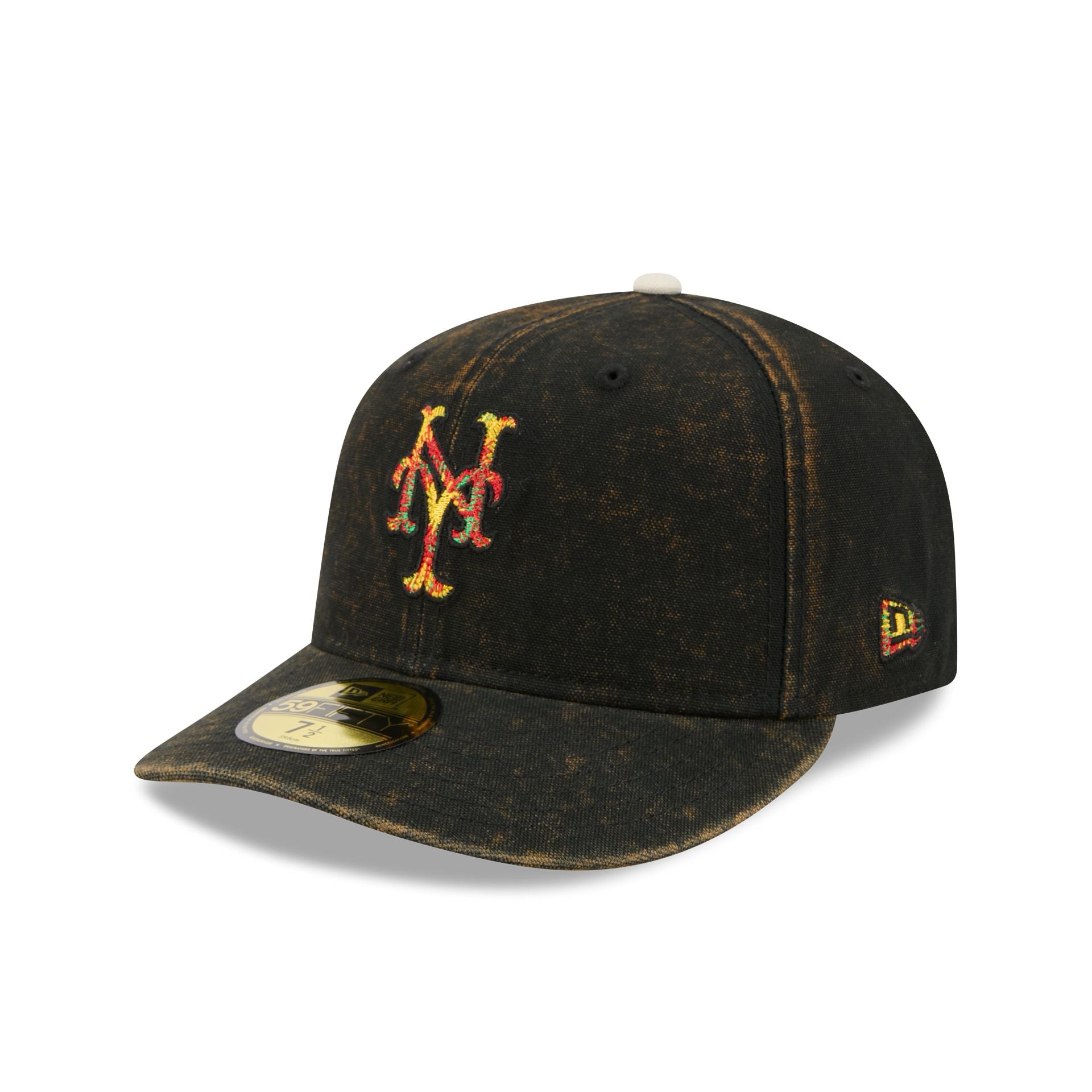 Just Caps Tie Dye Logo New York Mets 59FIFTY Fitted Hat