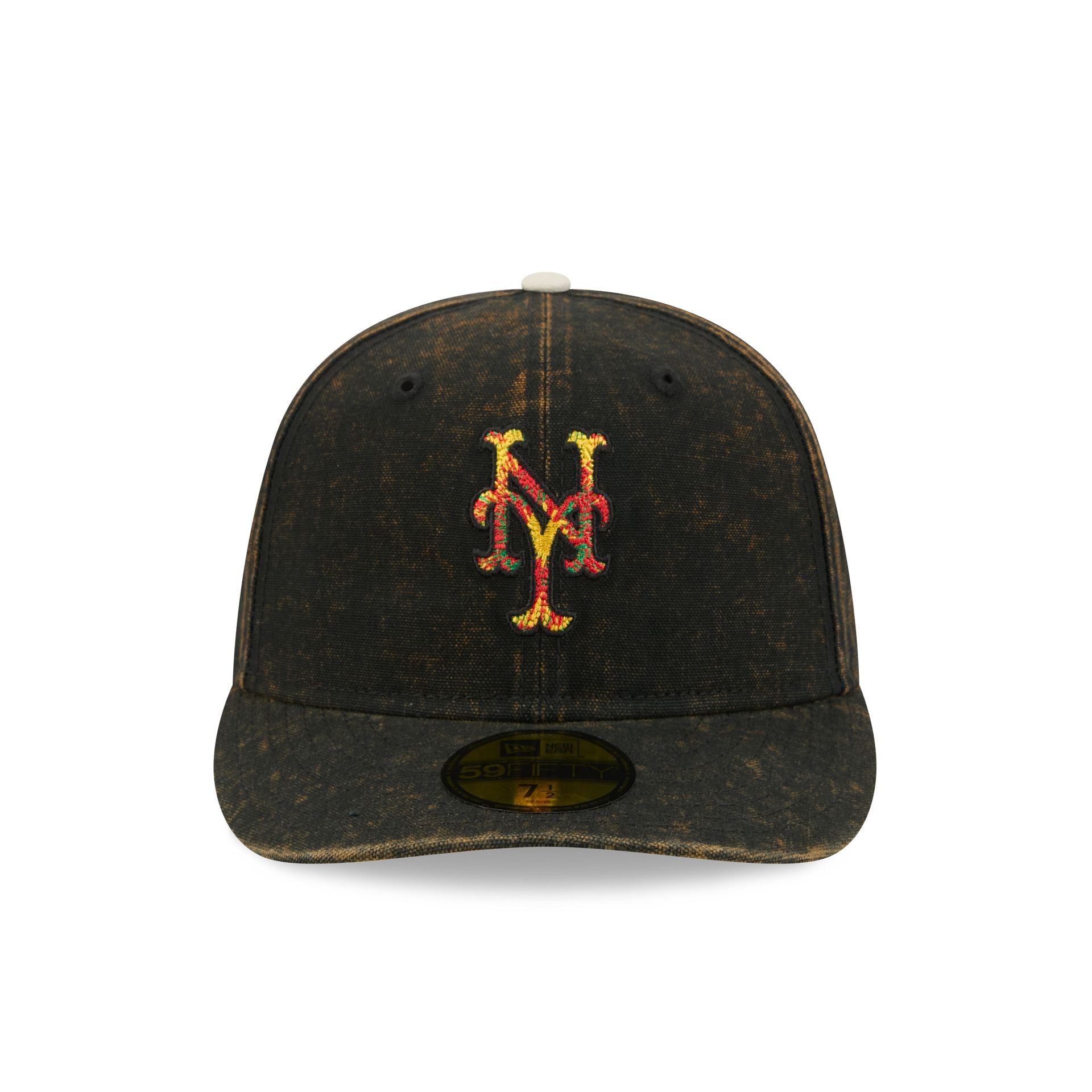 Just Caps Tie Dye Logo New York Mets 59FIFTY Fitted Hat - Image 2