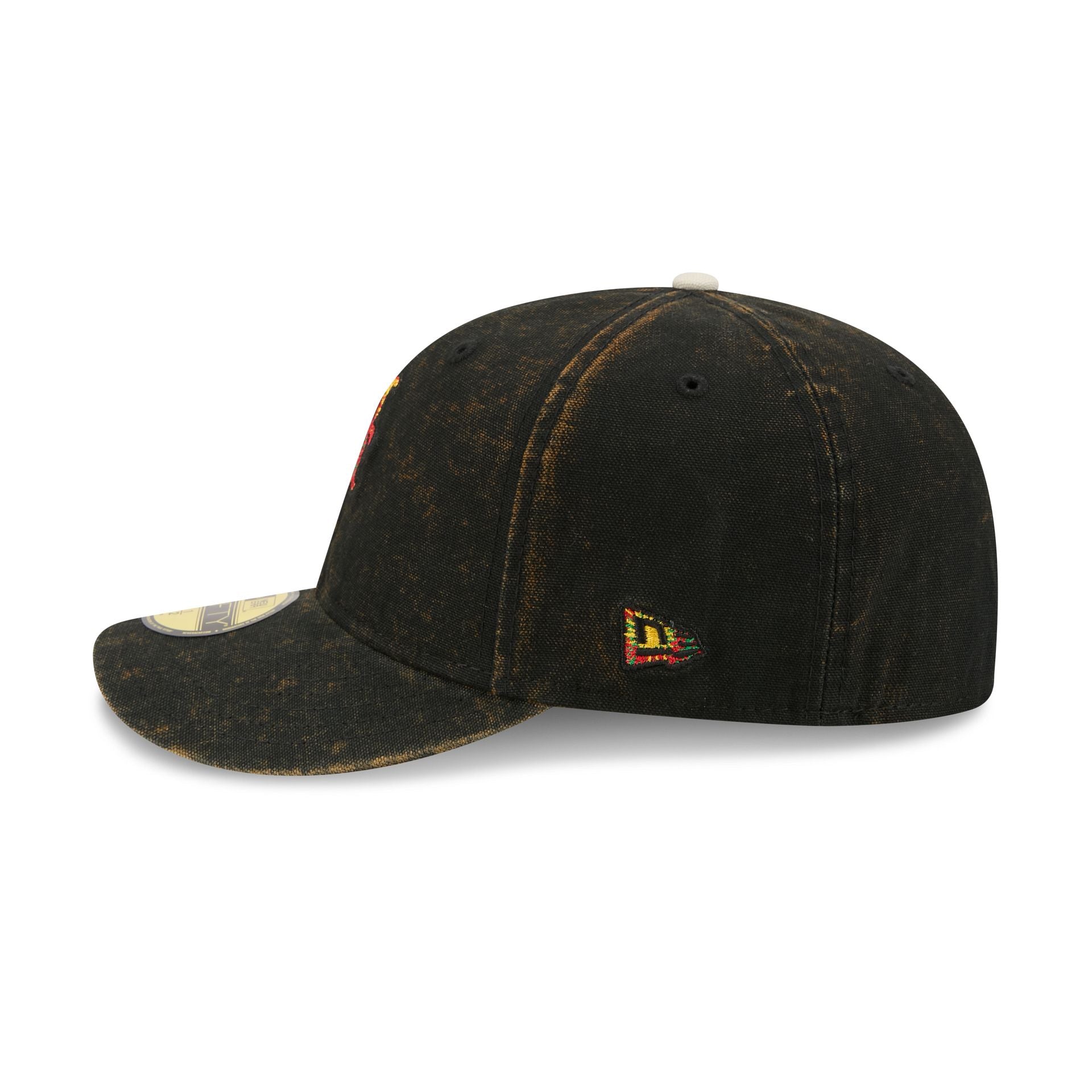 Just Caps Tie Dye Logo New York Mets 59FIFTY Fitted Hat - Image 4