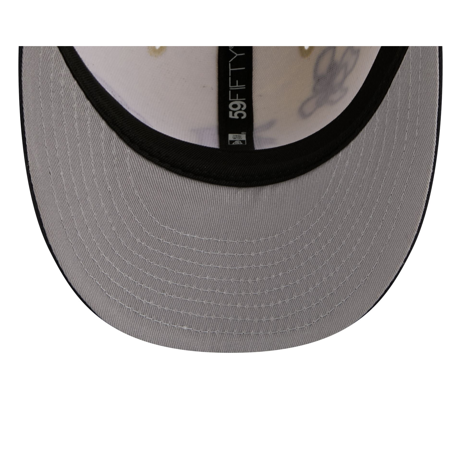Detroit Tigers Floral Outline 59FIFTY Fitted Hat - Image 7