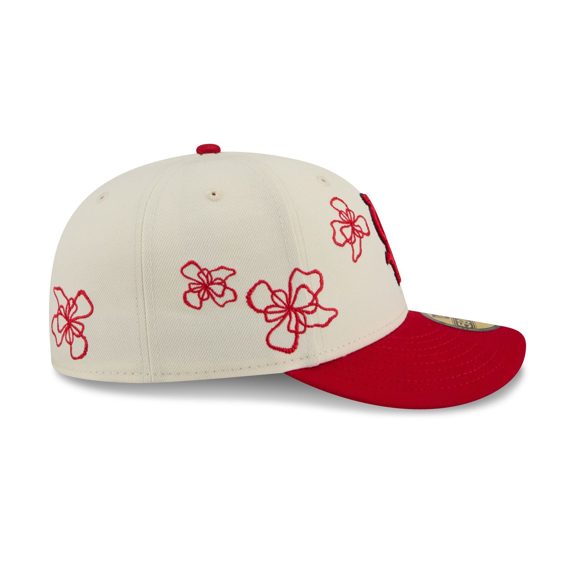 St. Louis Cardinals Floral Outline 59FIFTY Fitted Hat - Image 5