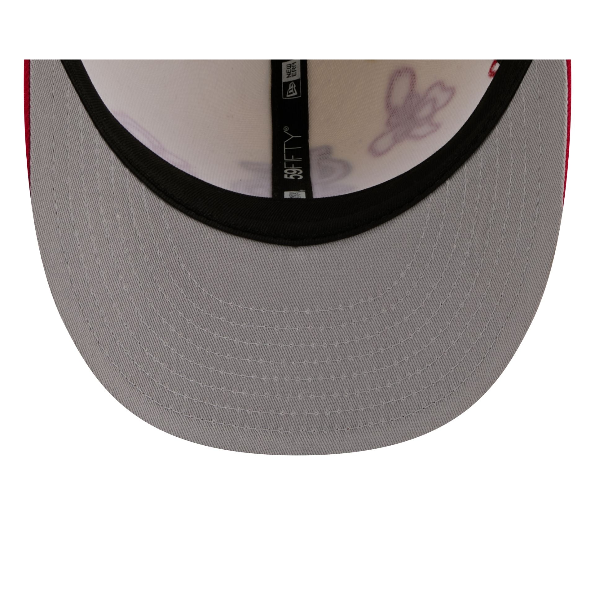 St. Louis Cardinals Floral Outline 59FIFTY Fitted Hat - Image 7