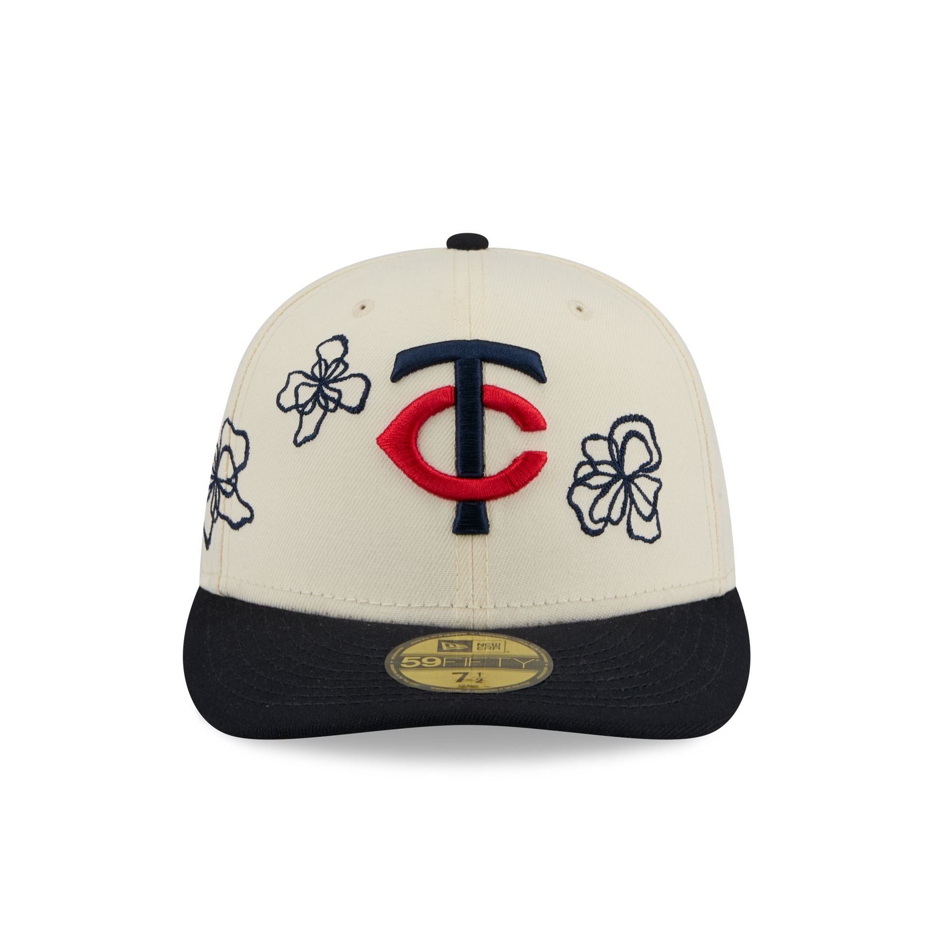 Minnesota Twins Floral Outline 59FIFTY Fitted Hat - Image 2