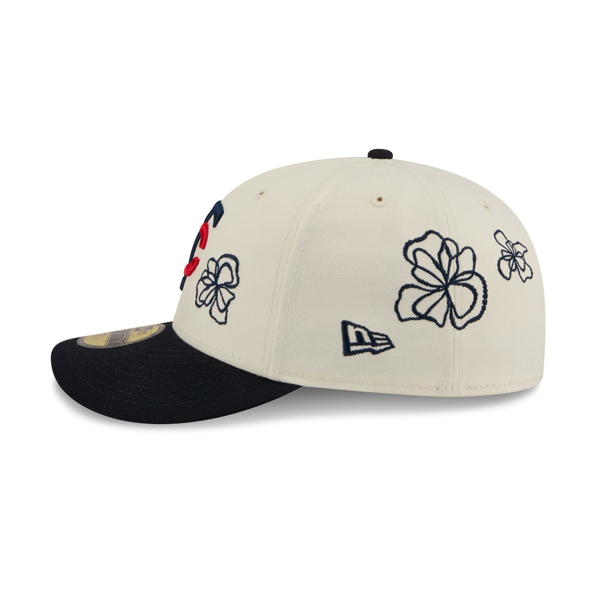 Minnesota Twins Floral Outline 59FIFTY Fitted Hat - Image 4