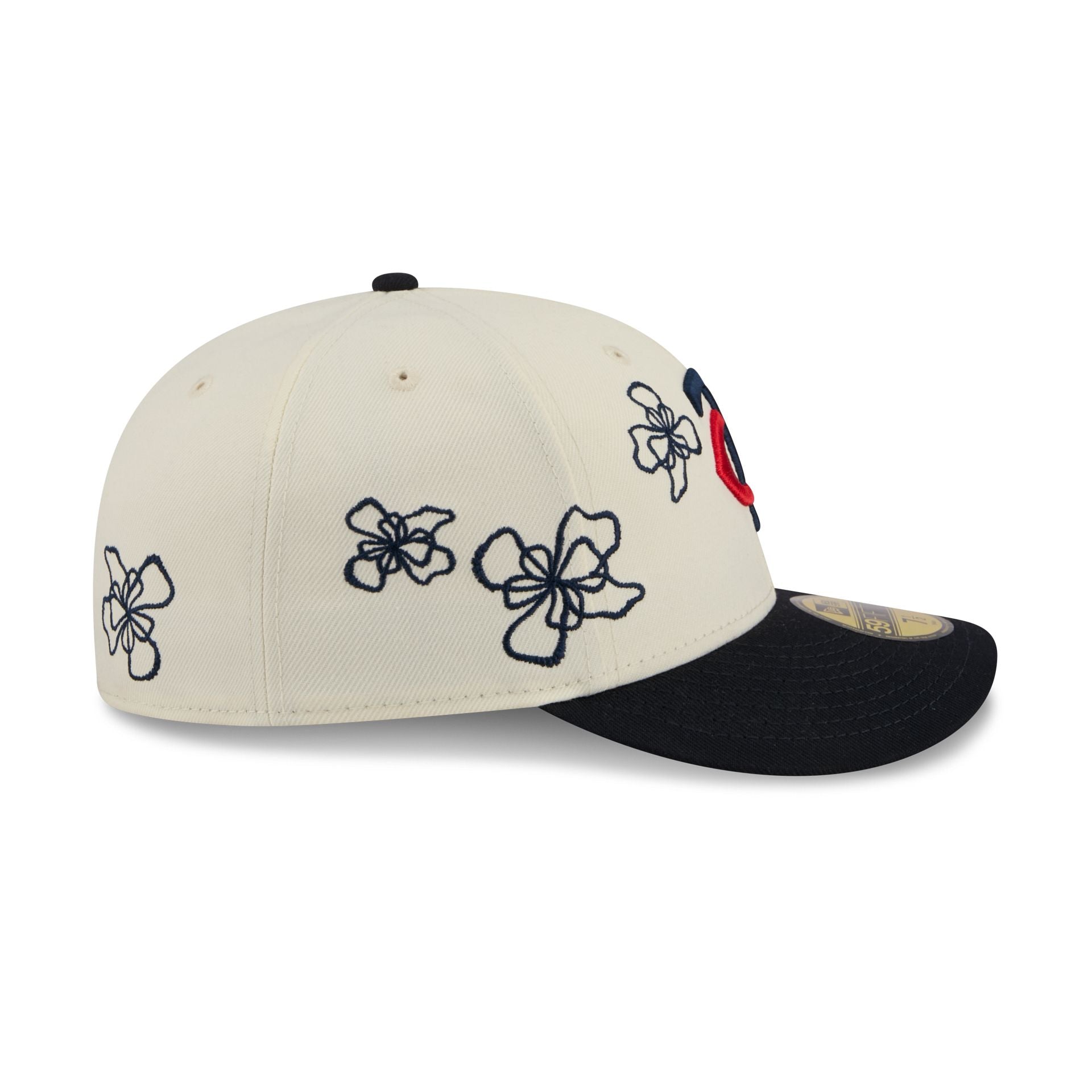 Minnesota Twins Floral Outline 59FIFTY Fitted Hat - Image 5