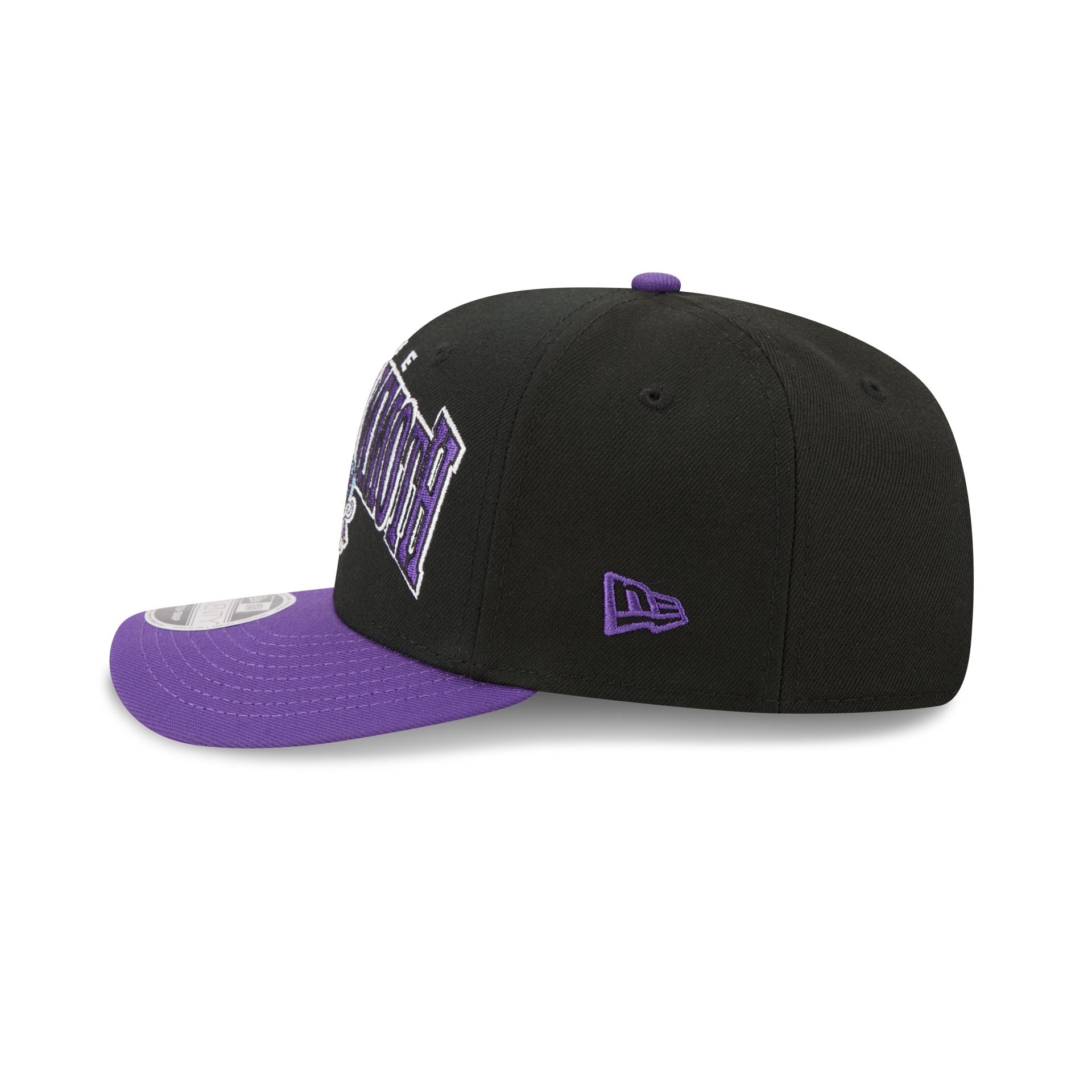 Erie SeaWolves Theme Night Black 9SEVENTY Stretch-Snap Hat - Image 4