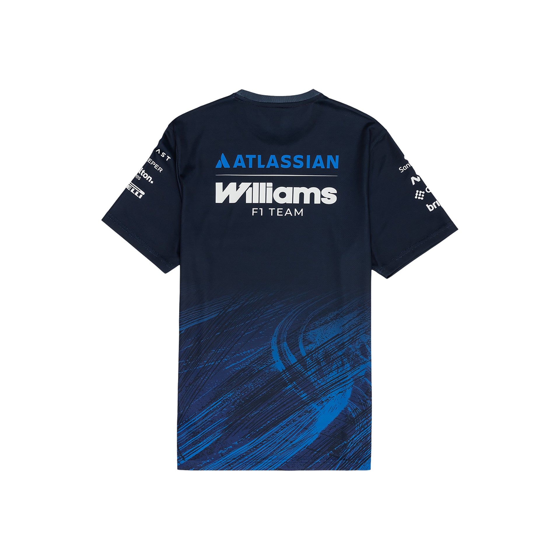 Atlassian Williams F1 Team Team Line Alex Albon Tech T-Shirt - Image 2