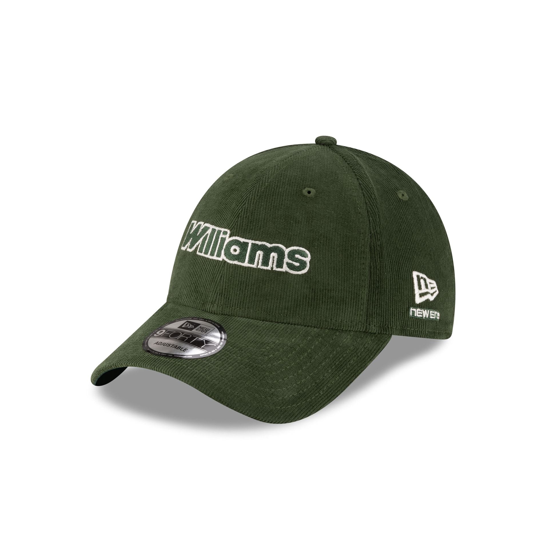 Atlassian Williams F1 Team Dark Green Corduroy 9FORTY Adjustable Hat - Image 3