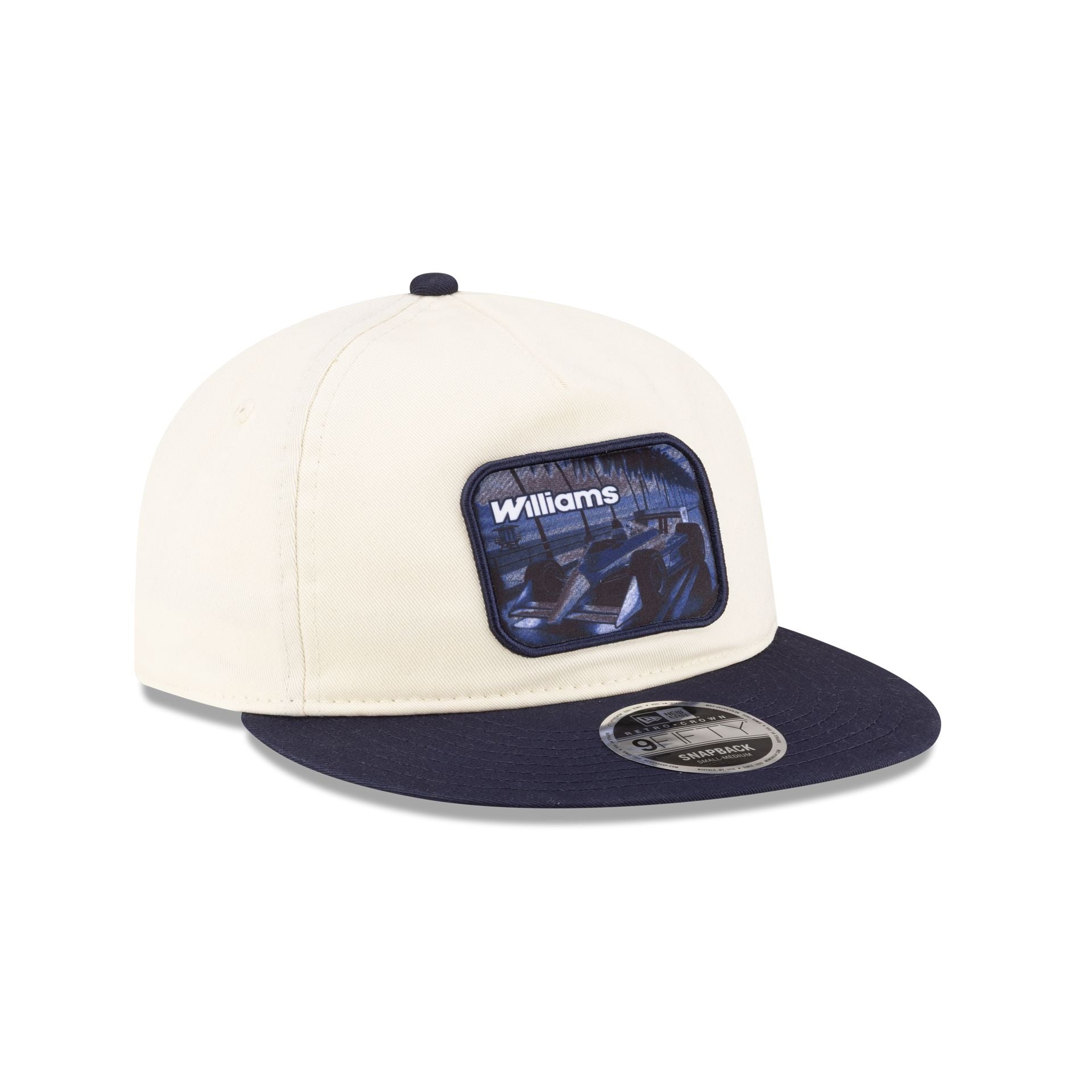Atlassian Williams F1 Team New Wave Retro Crown 9FIFTY Snapback Hat - Image 3